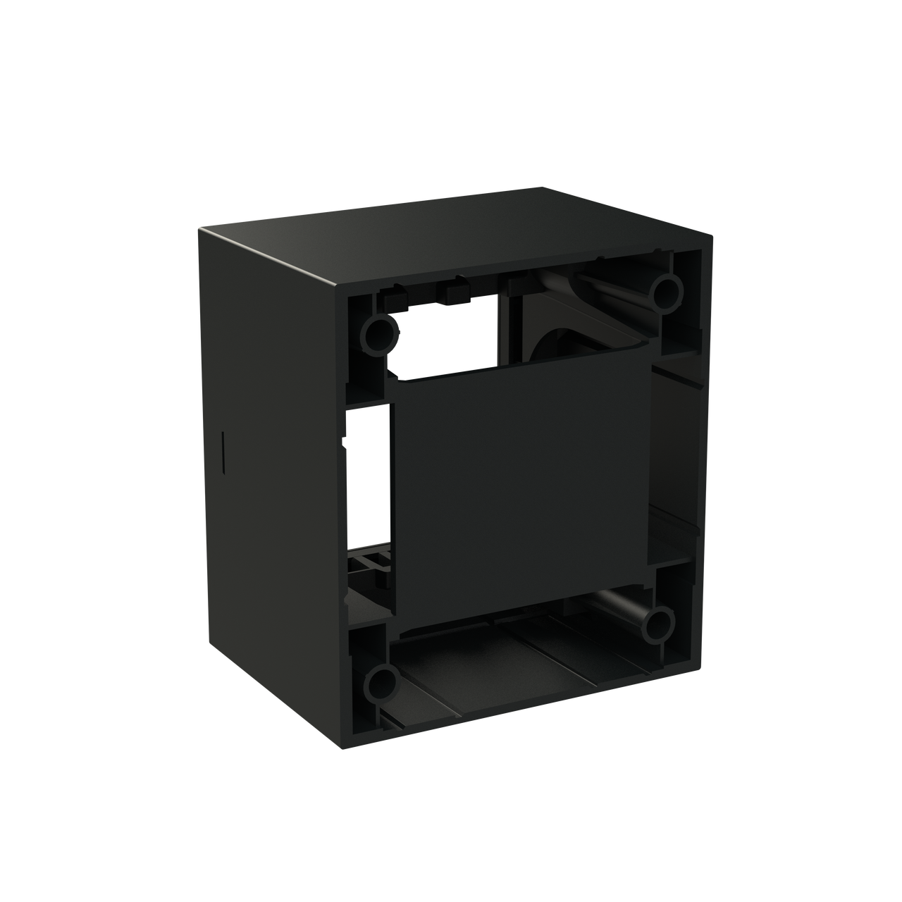 Box IP40 1-gang Black - Zenit Waterproof – Immagine 2 di 3