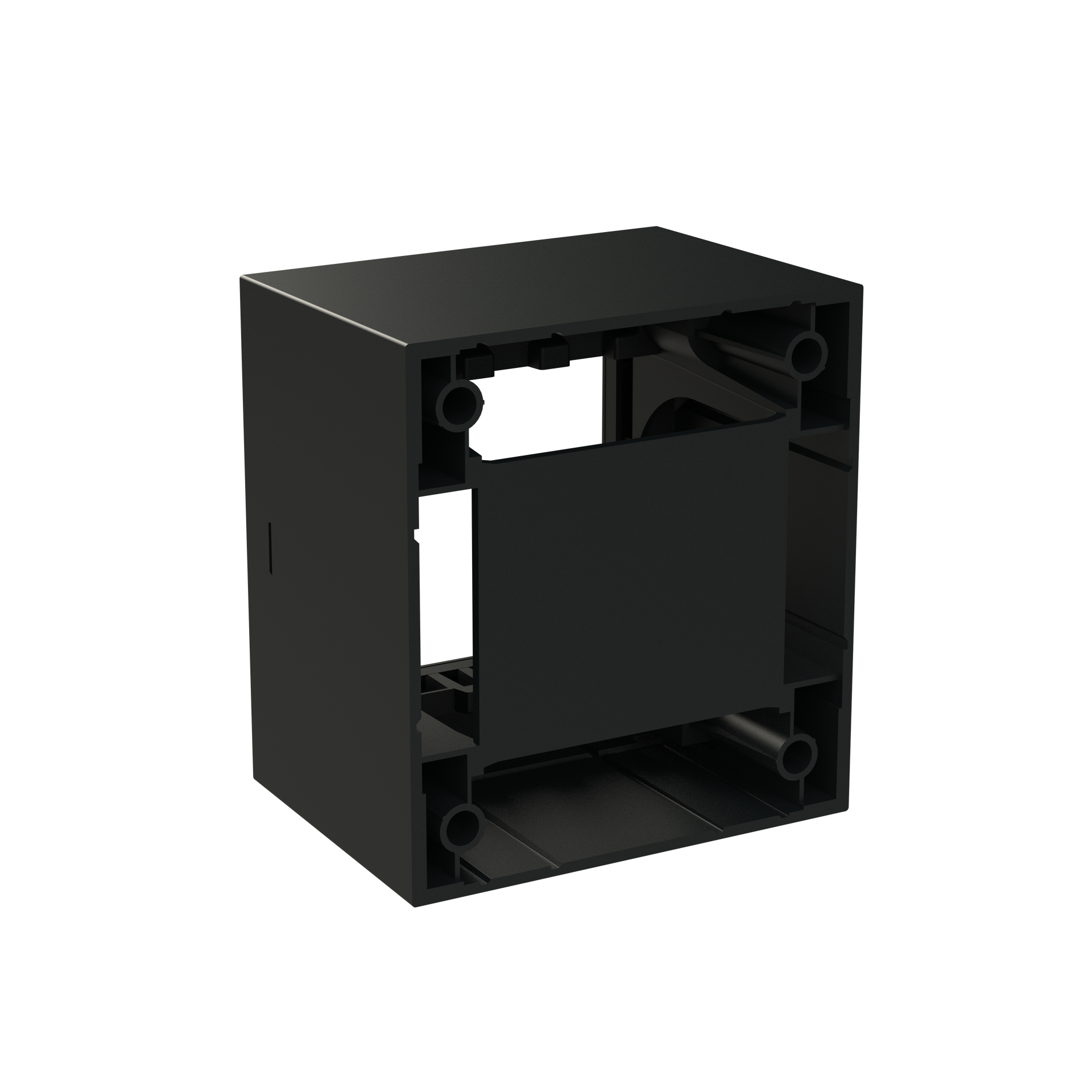 Box IP40 1-gang Black - Zenit Waterproof – Immagine 2 di 3
