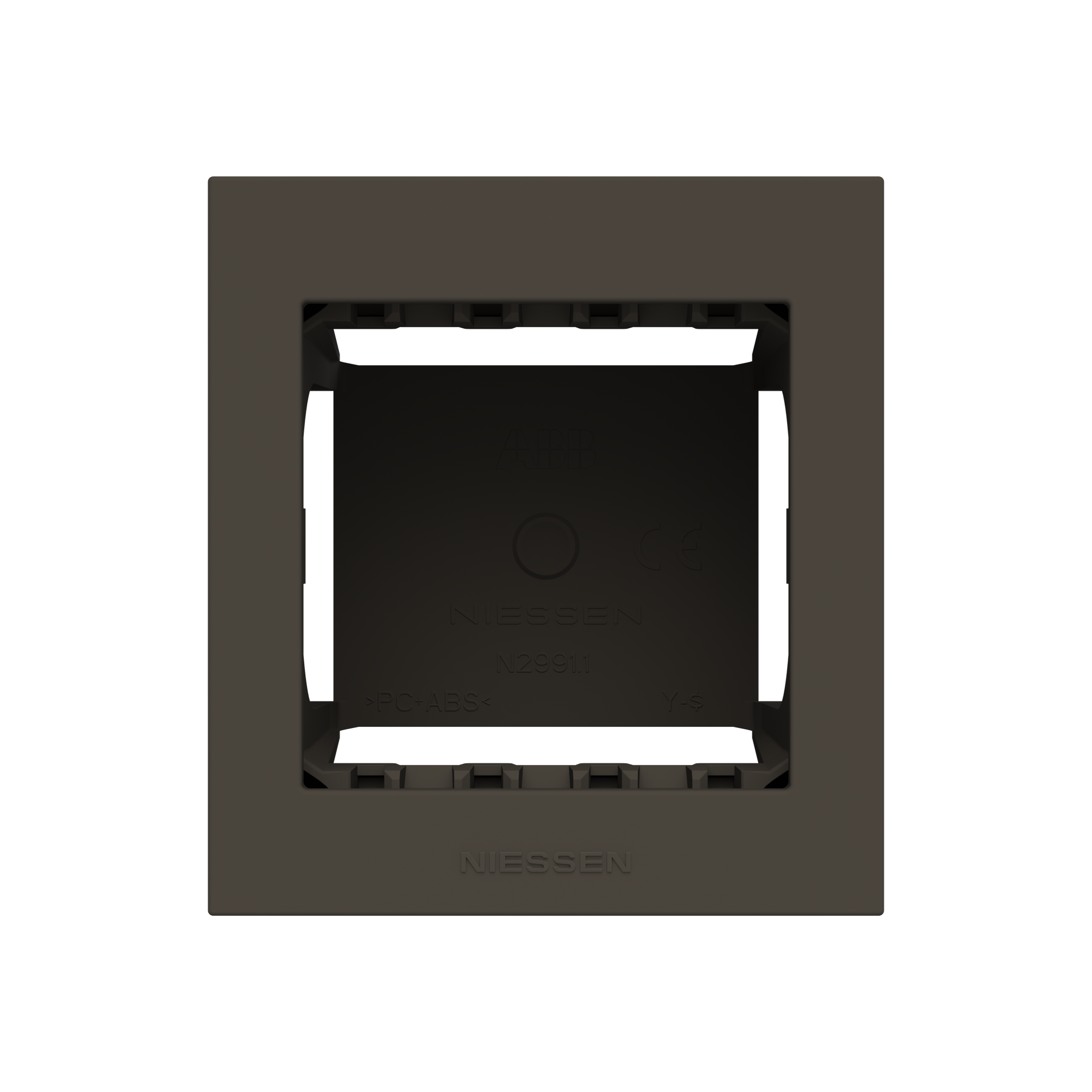 Box IP40 1-gang Anthracite - Zenit Waterproof