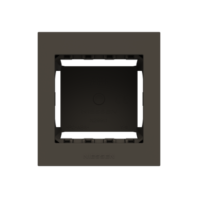 Box IP40 1-gang Anthracite - Zenit Waterproof