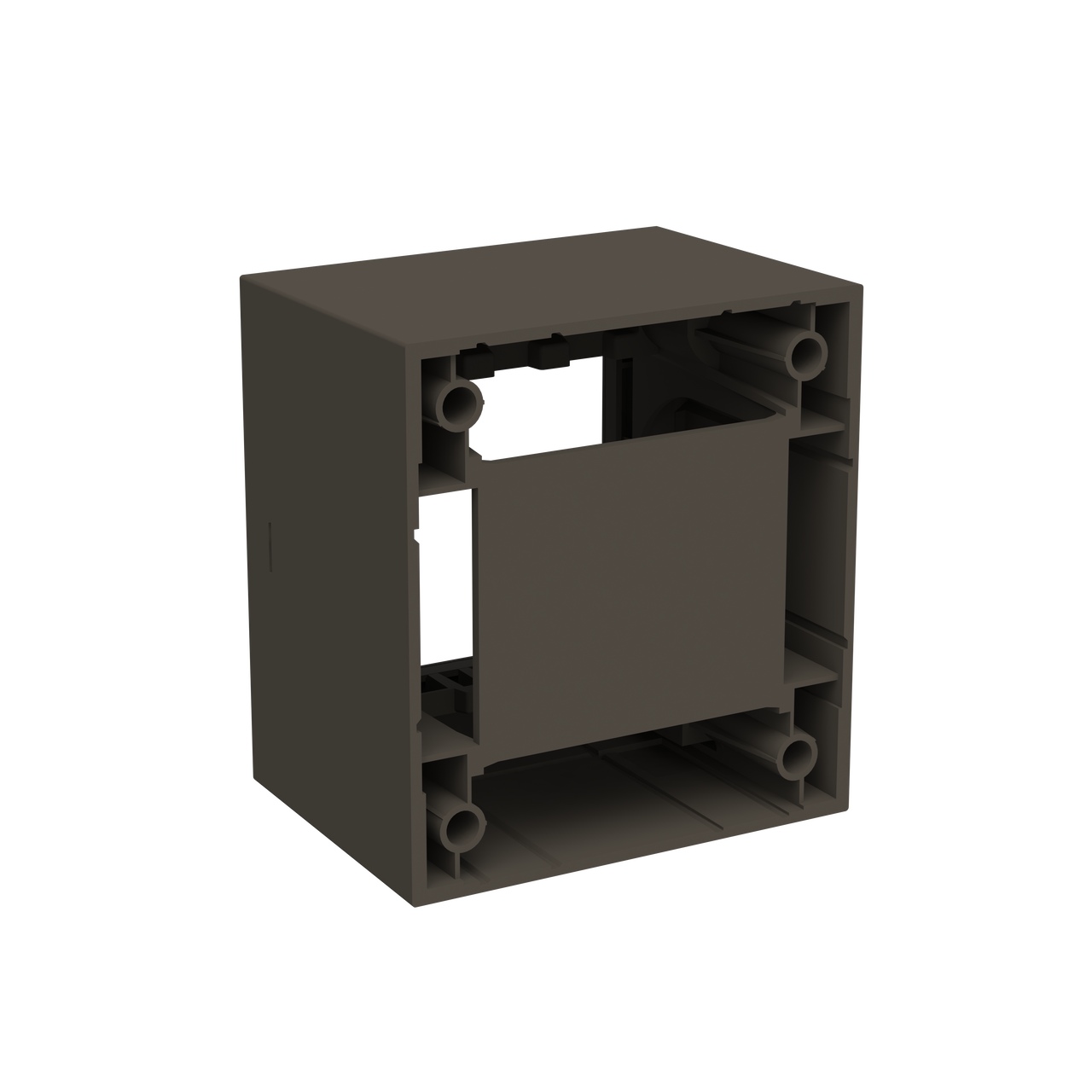 Box IP40 1-gang Anthracite - Zenit Waterproof – Immagine 2 di 3