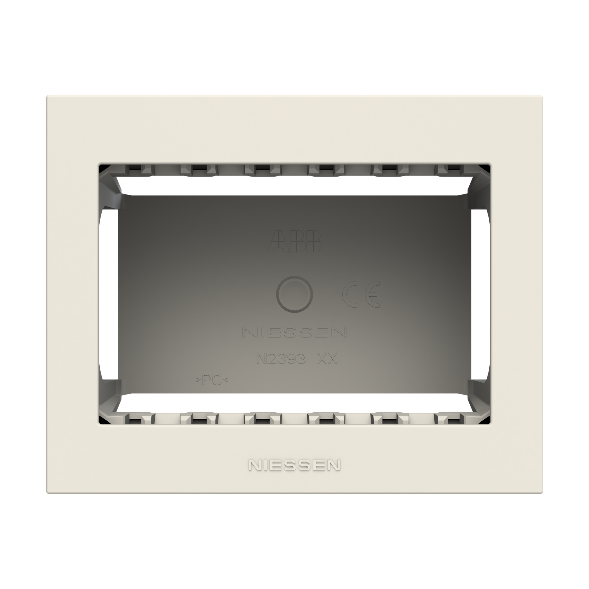 Box IP40 3-gang White - Zenit Waterproof – Immagine 2 di 3