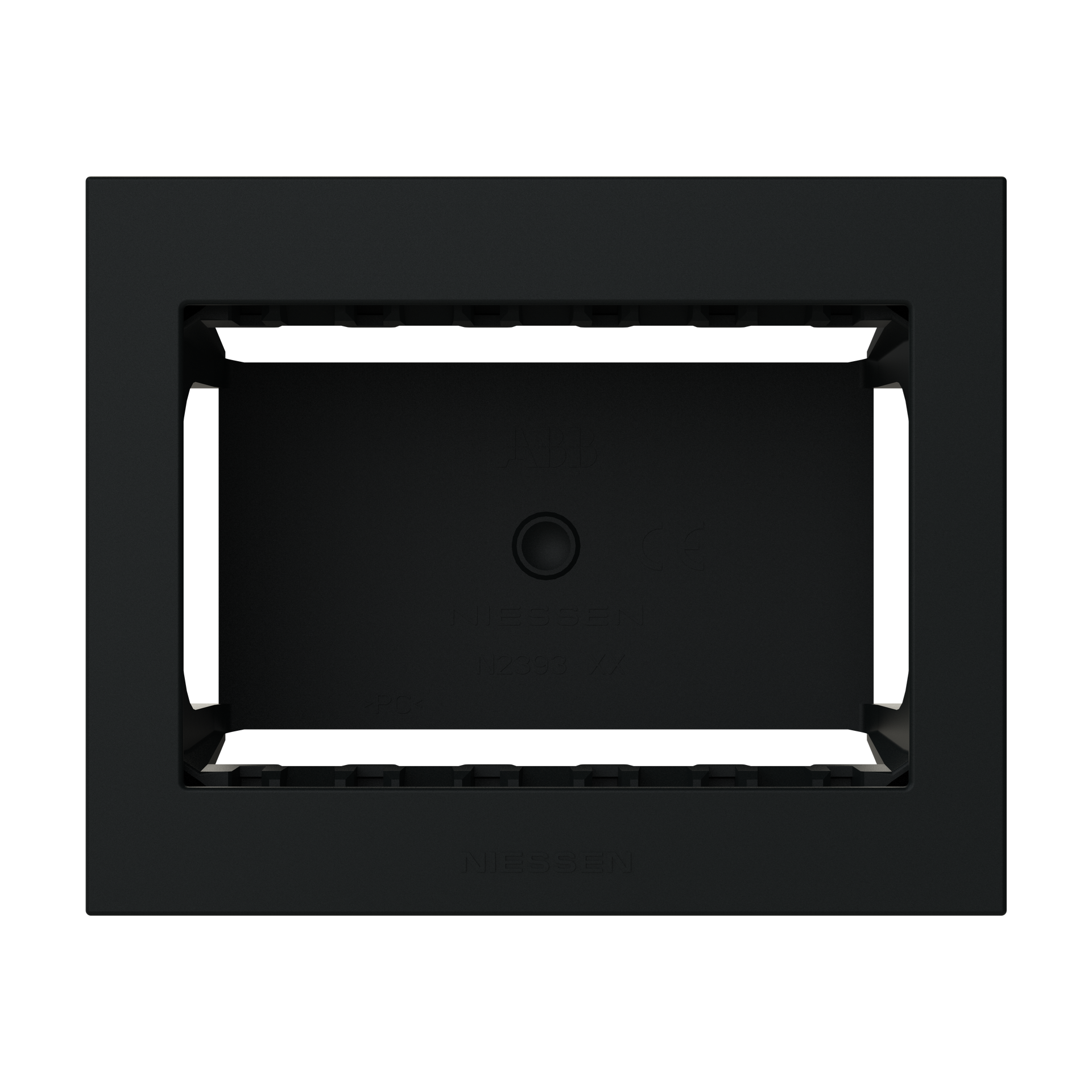 Box IP40 3-gang Black - Zenit Waterproof