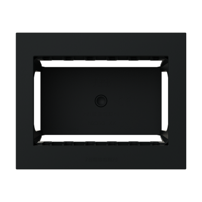 Box IP40 3-gang Black - Zenit Waterproof
