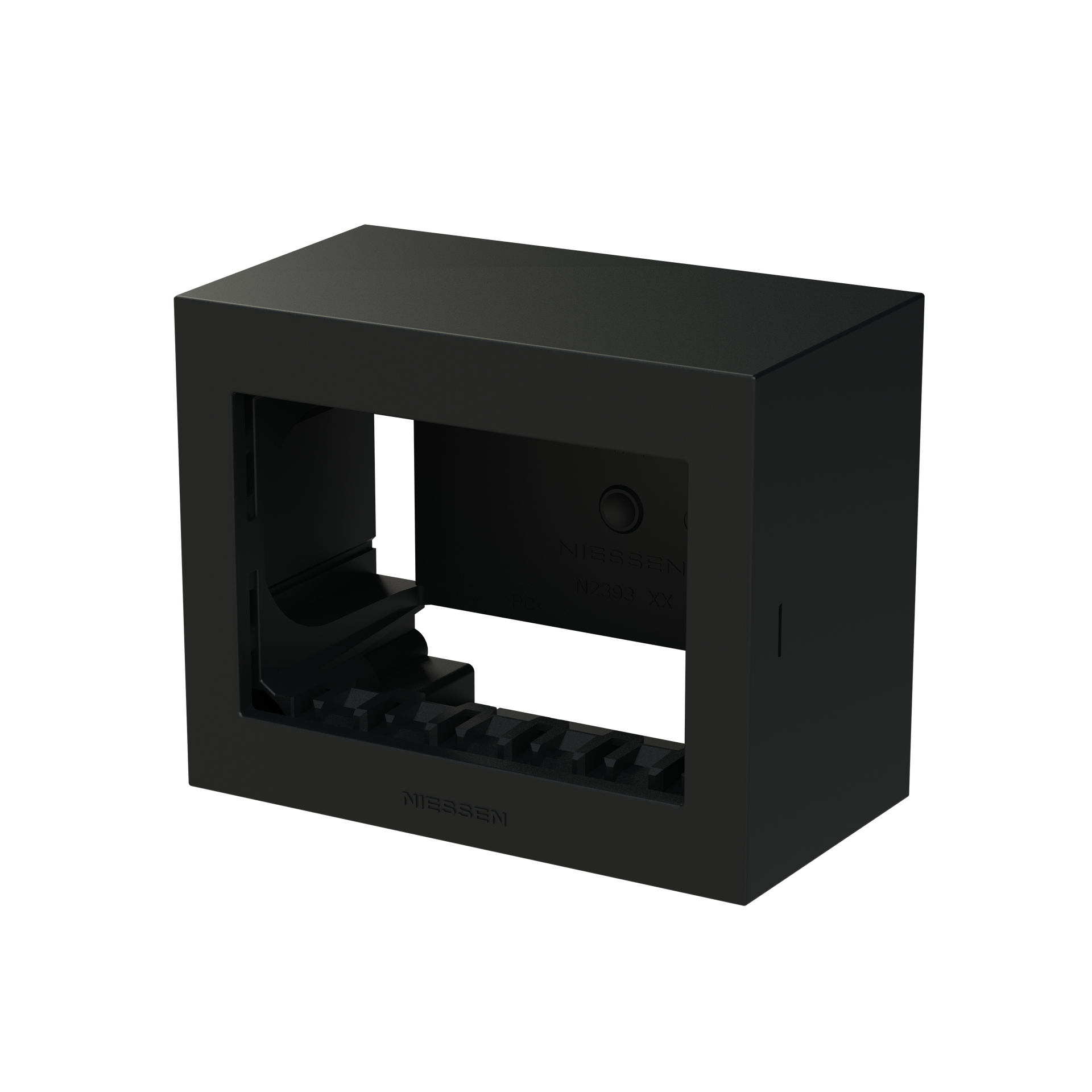 Box IP40 3-gang Black - Zenit Waterproof – Immagine 3 di 3