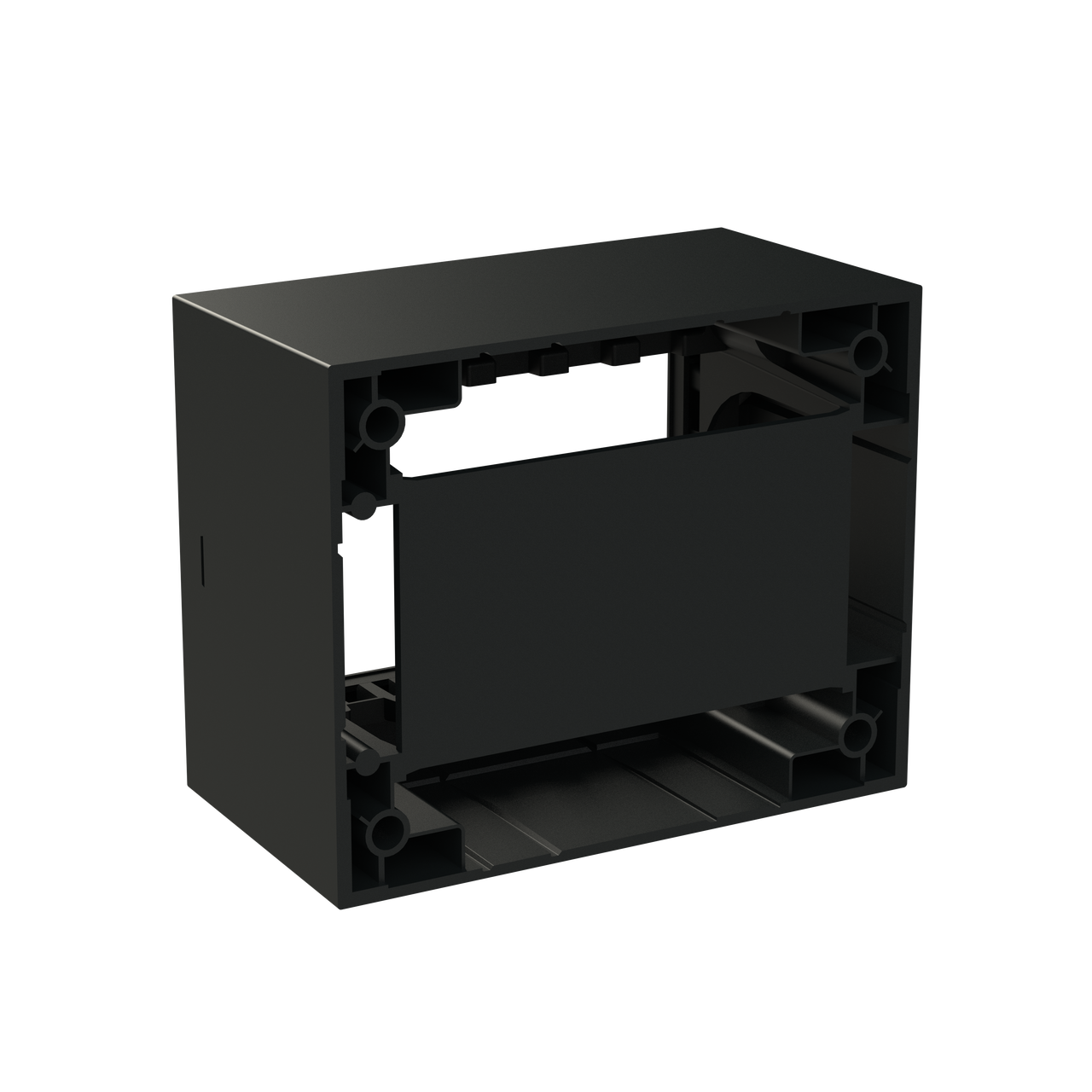 Box IP40 3-gang Black - Zenit Waterproof – Immagine 2 di 3