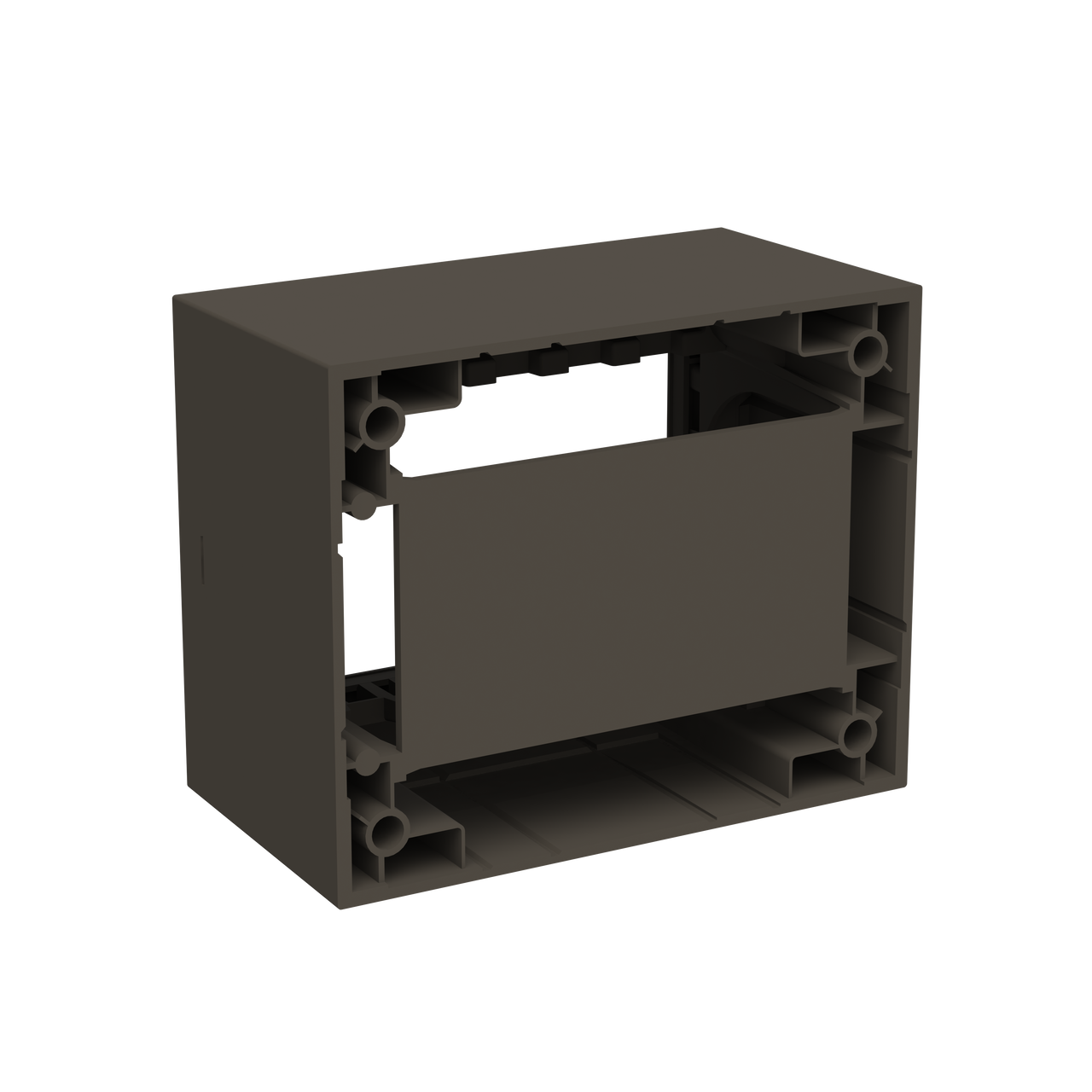 Box IP40 3-gang Anthracite - Zenit Waterproof