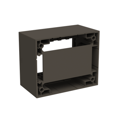 Box IP40 3-gang Anthracite - Zenit Waterproof