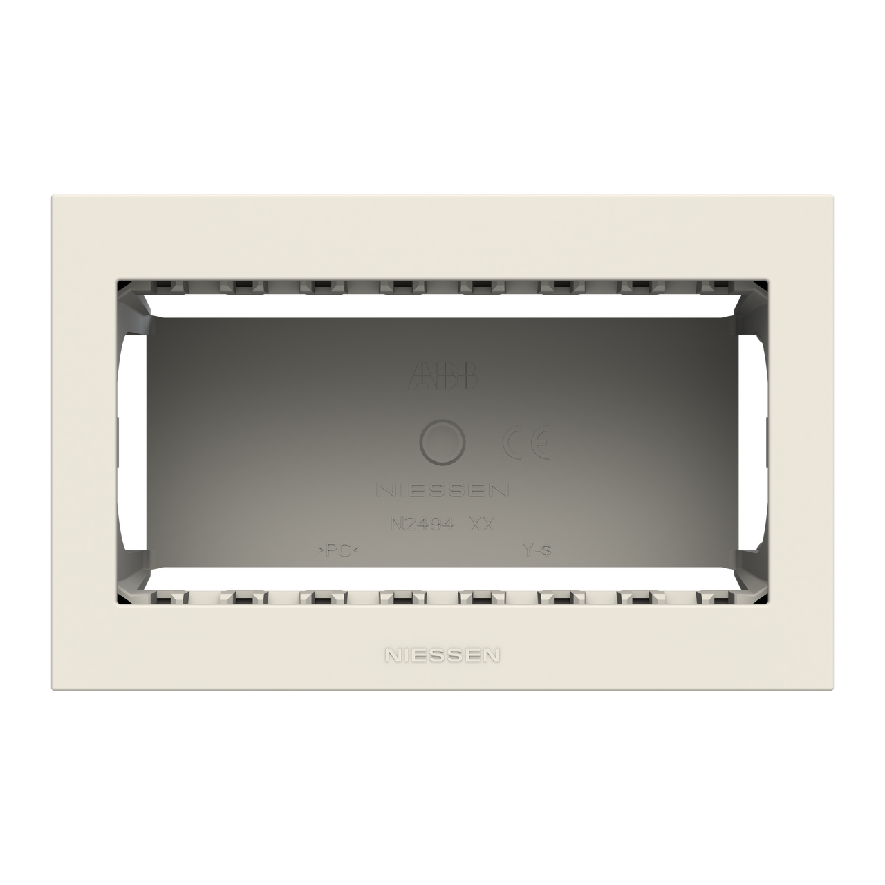 Box IP40 4-gang White - Zenit Waterproof – Immagine 2 di 3