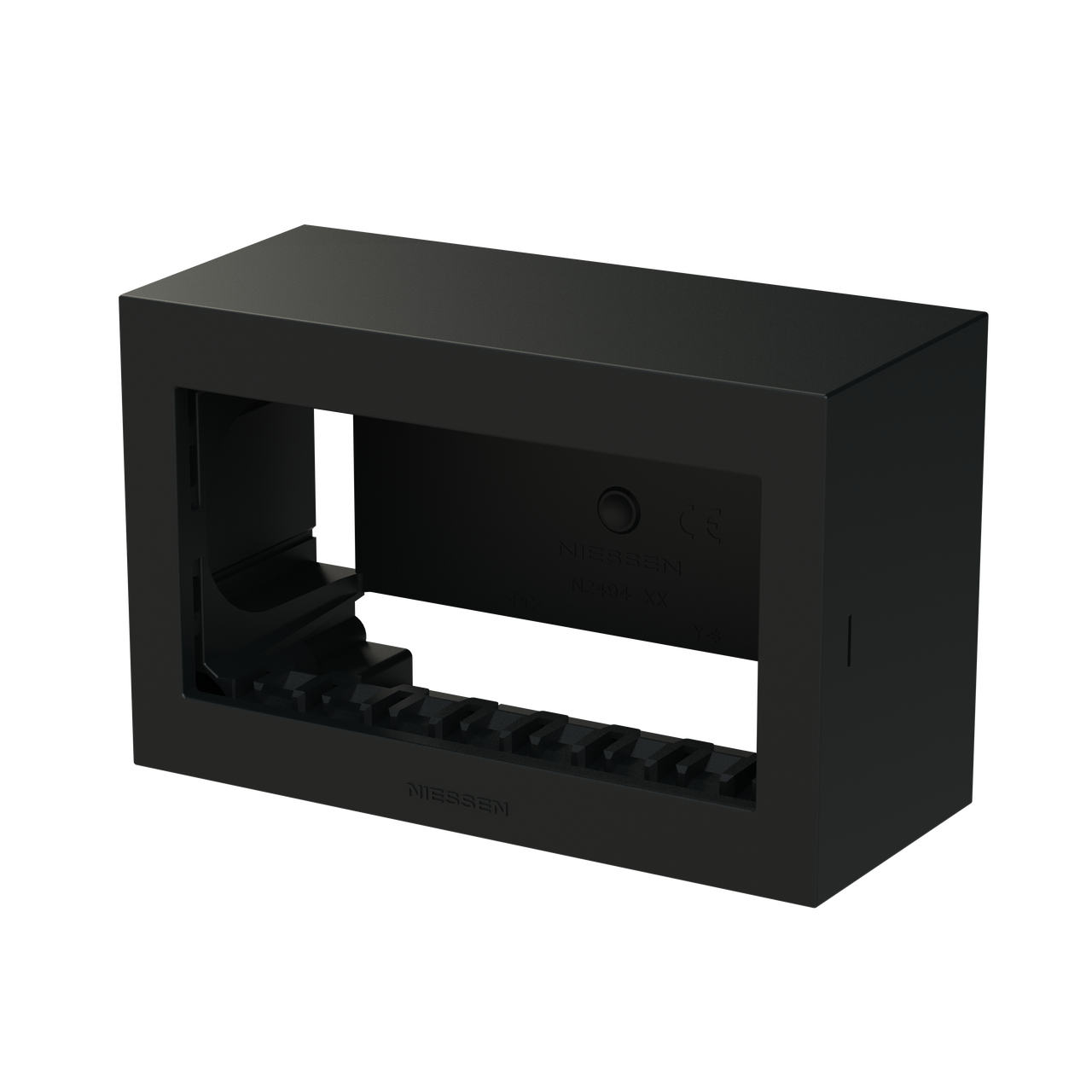Box IP40 4-gang Black - Zenit Waterproof – Immagine 3 di 3