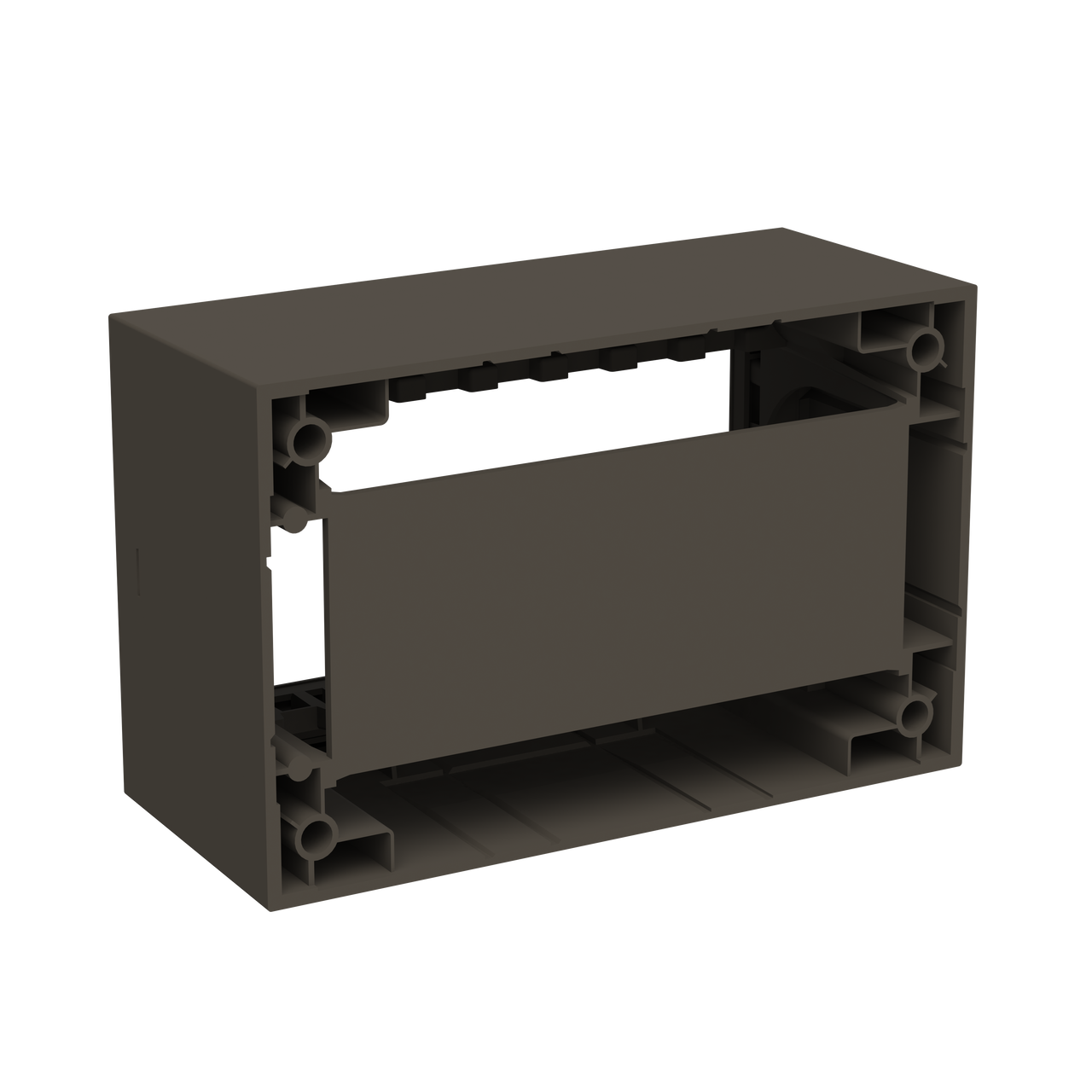 Box IP40 4-gang Anthracite - Zenit Waterproof