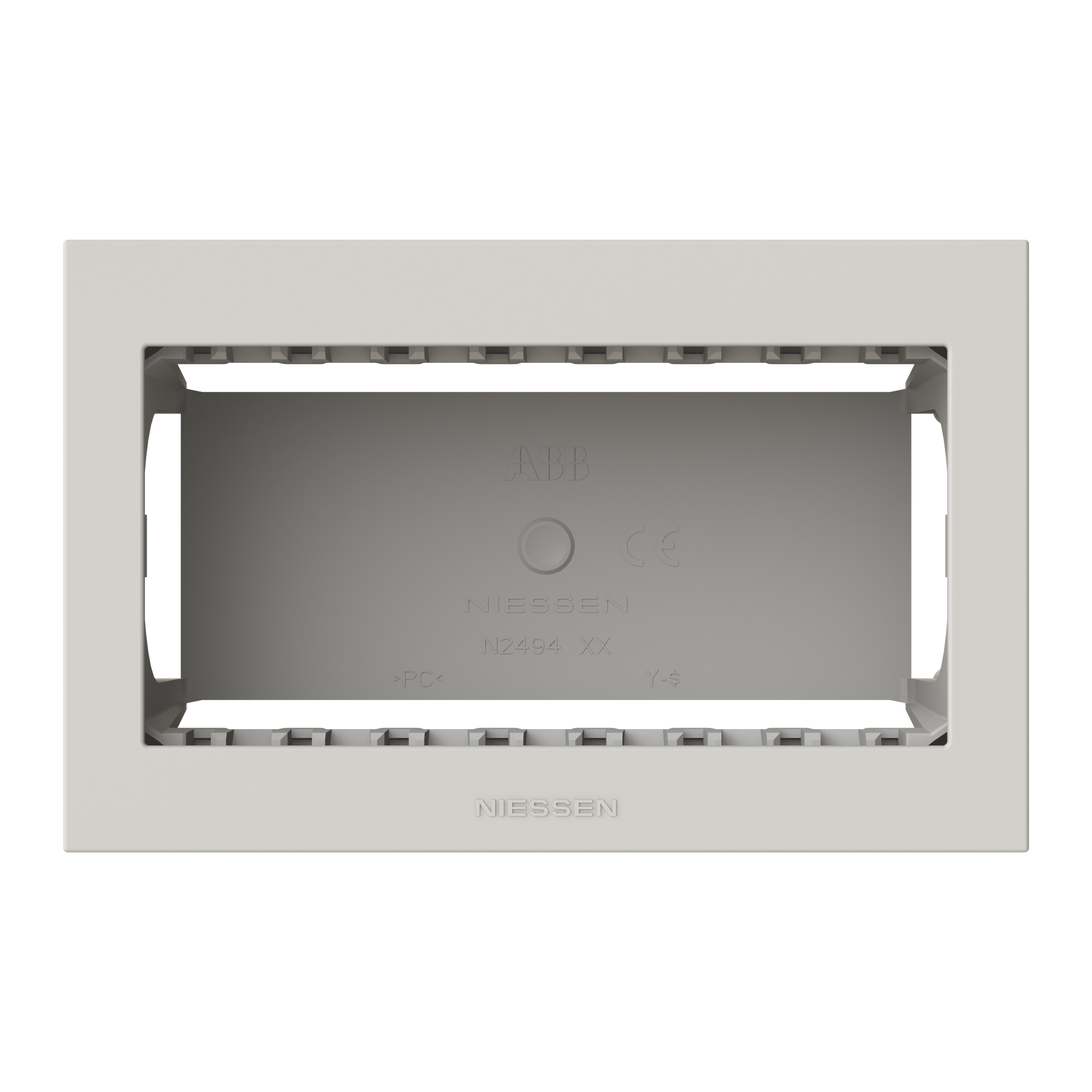 Box IP40 4-gang Dune - Zenit Waterproof – Immagine 2 di 3