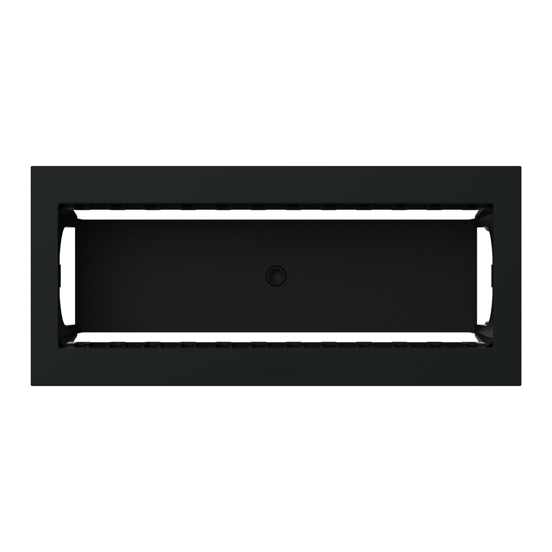 Box IP40 6-gang Black - Zenit Waterproof – Immagine 2 di 3