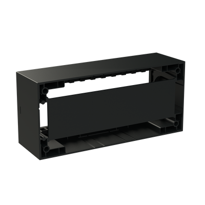 Box IP40 6-gang Black - Zenit Waterproof