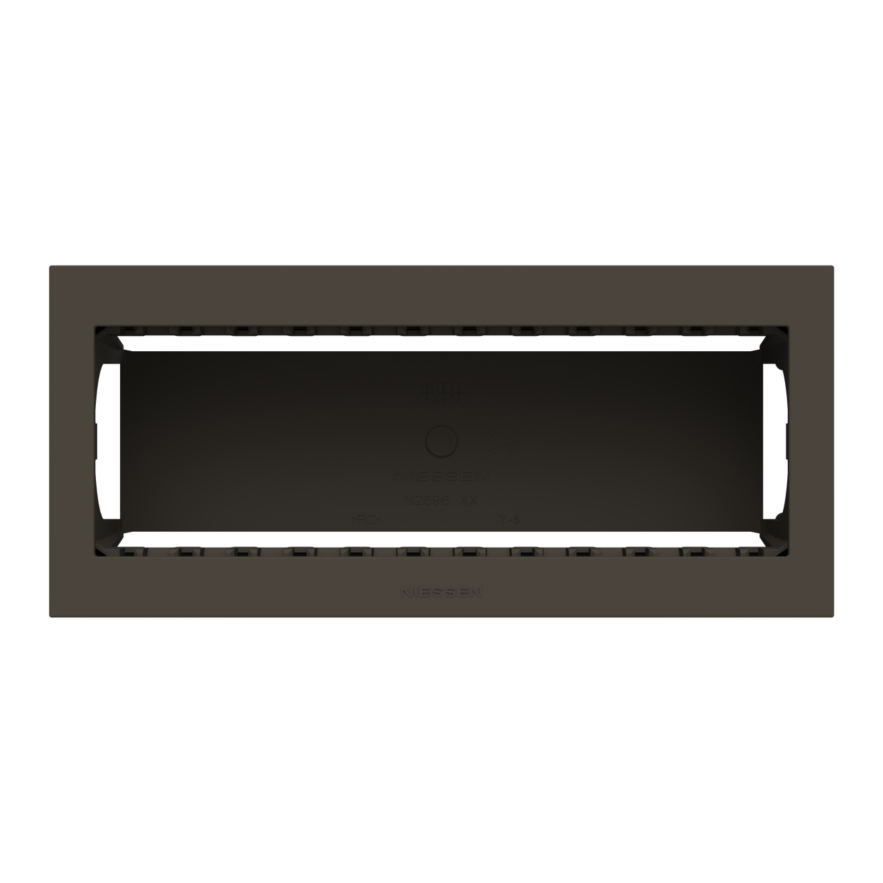 Box IP40 6-gang Anthracite - Zenit Waterproof – Immagine 2 di 3