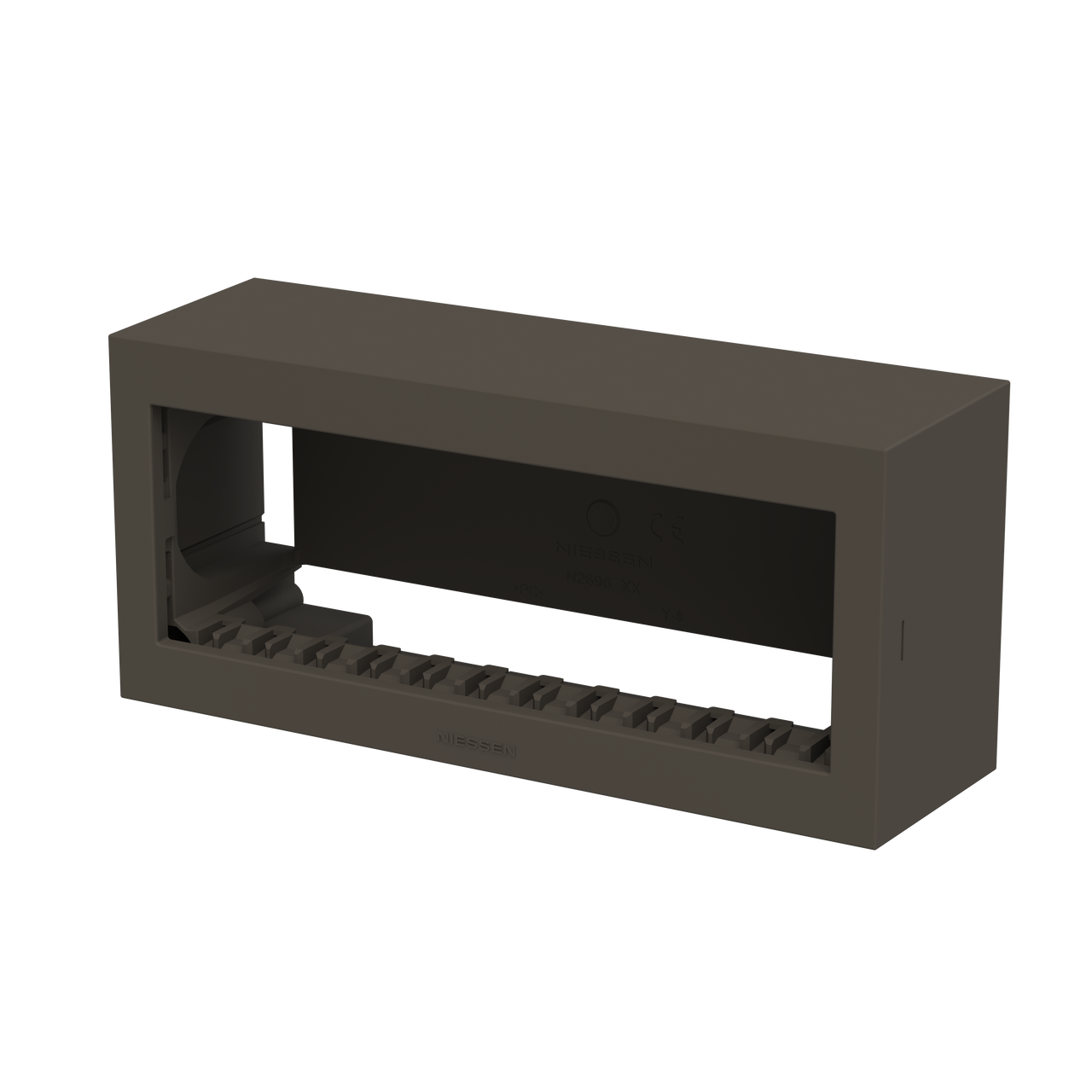 Box IP40 6-gang Anthracite - Zenit Waterproof – Immagine 3 di 3