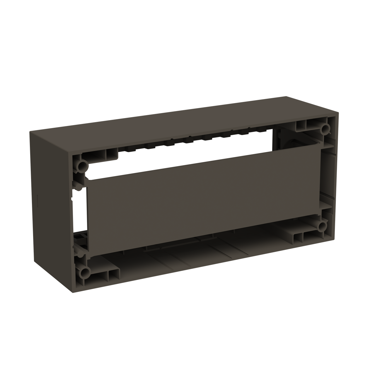 Box IP40 6-gang Anthracite - Zenit Waterproof