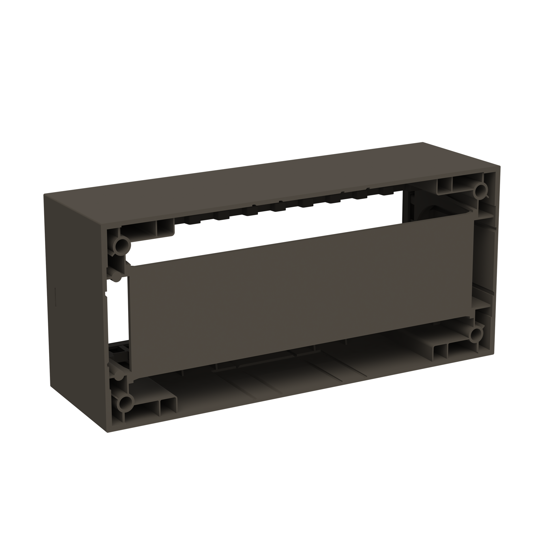 Box IP40 6-gang Anthracite - Zenit Waterproof