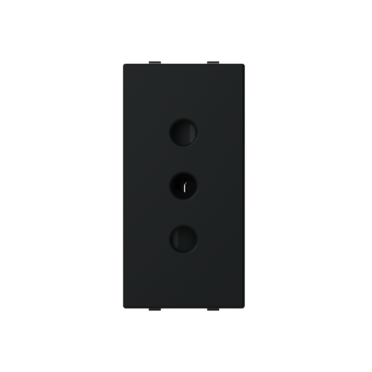 Socket outlet insert/cover Without imprint Black - Zenit S