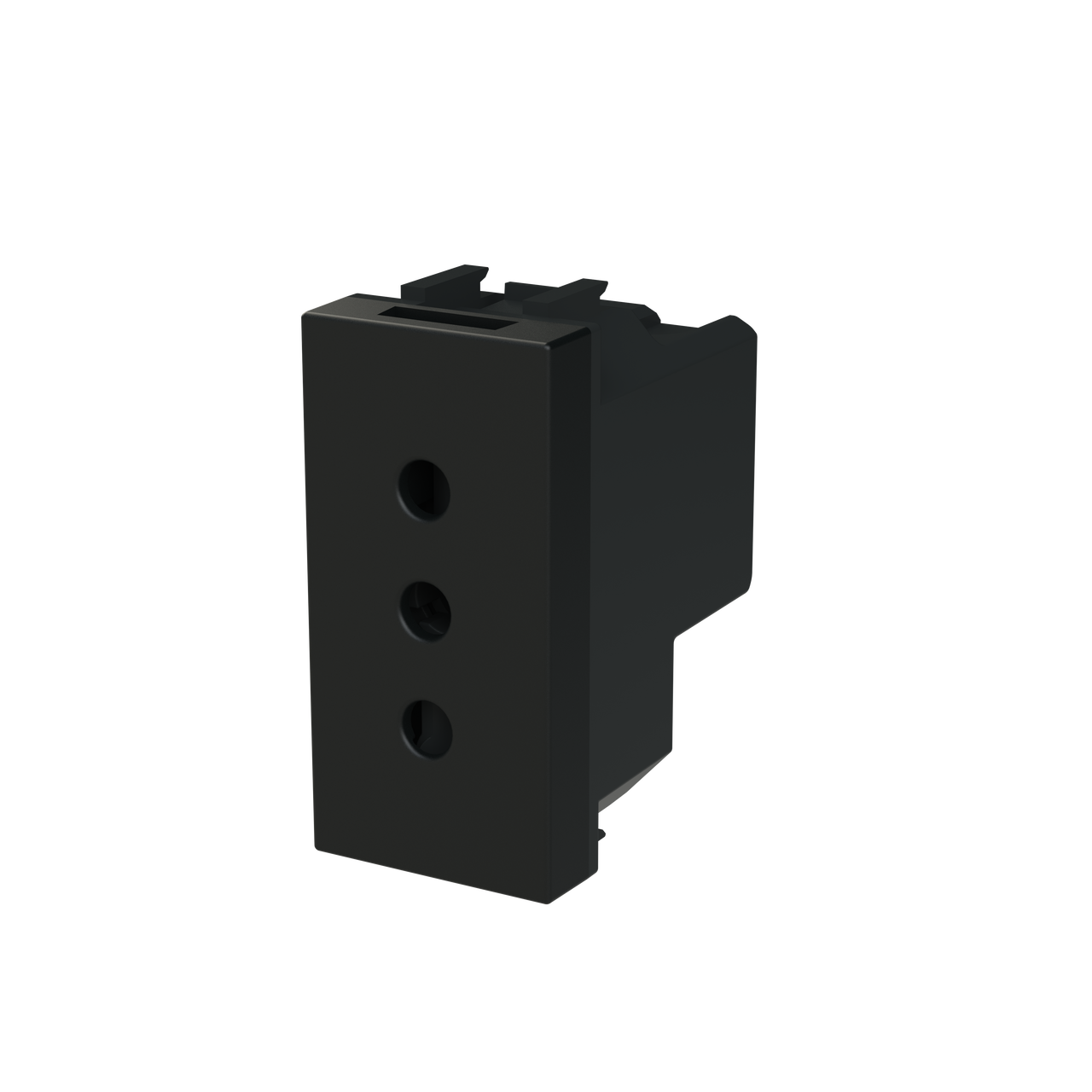 Socket outlet insert/cover Without imprint Black - Zenit S – Immagine 3 di 3