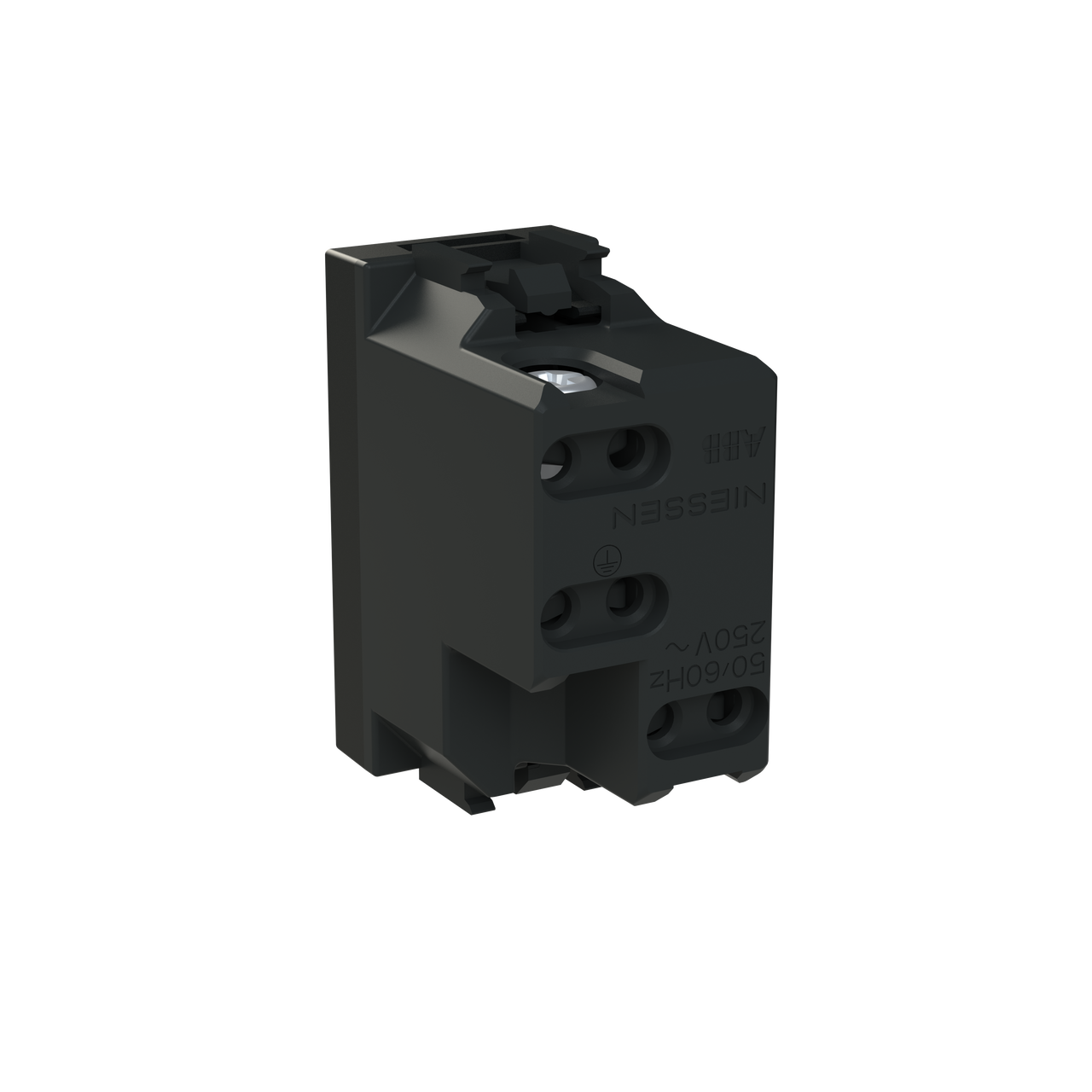Socket outlet insert/cover Without imprint Black - Zenit S – Immagine 2 di 3
