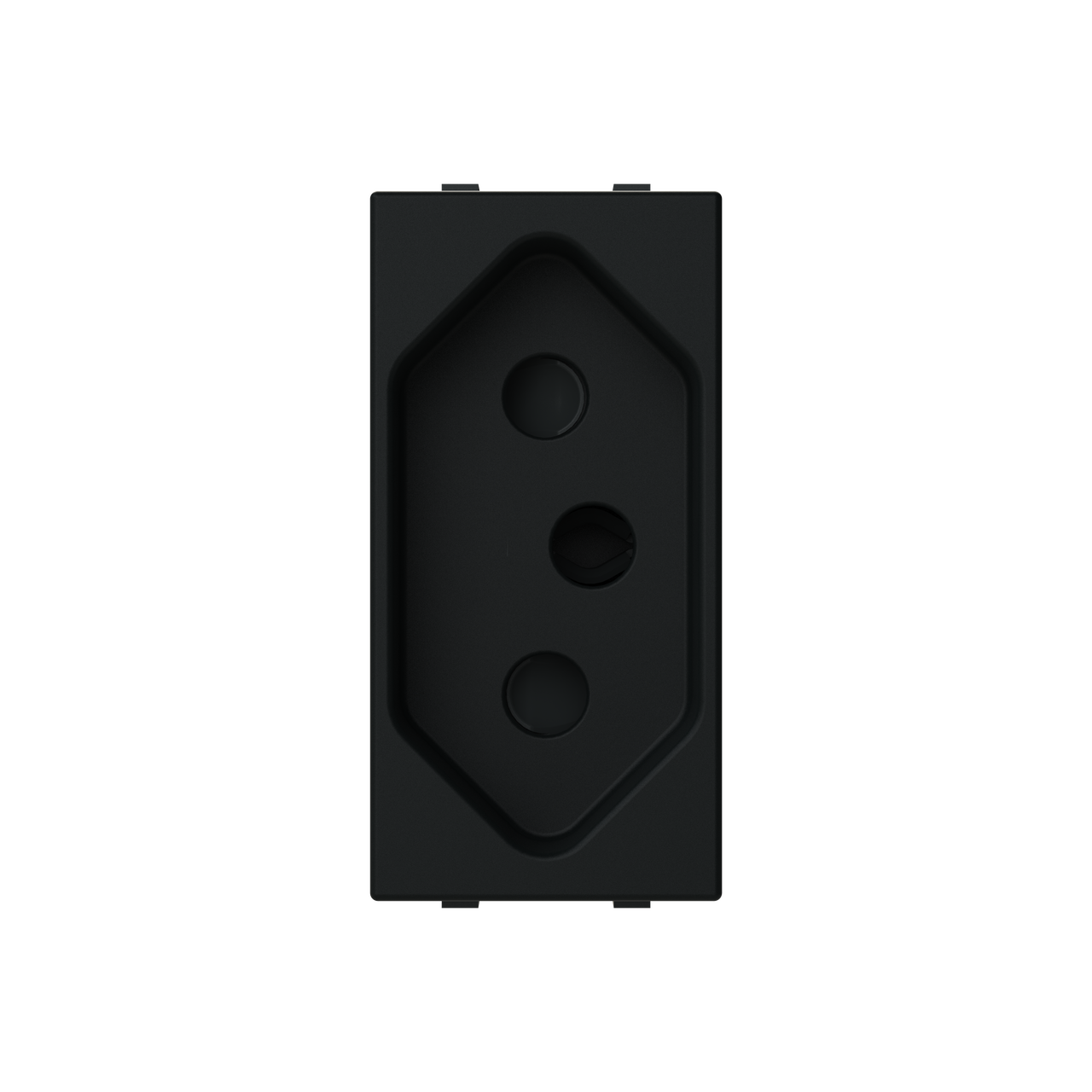 Socket outlet BR Matt Black - Zenit