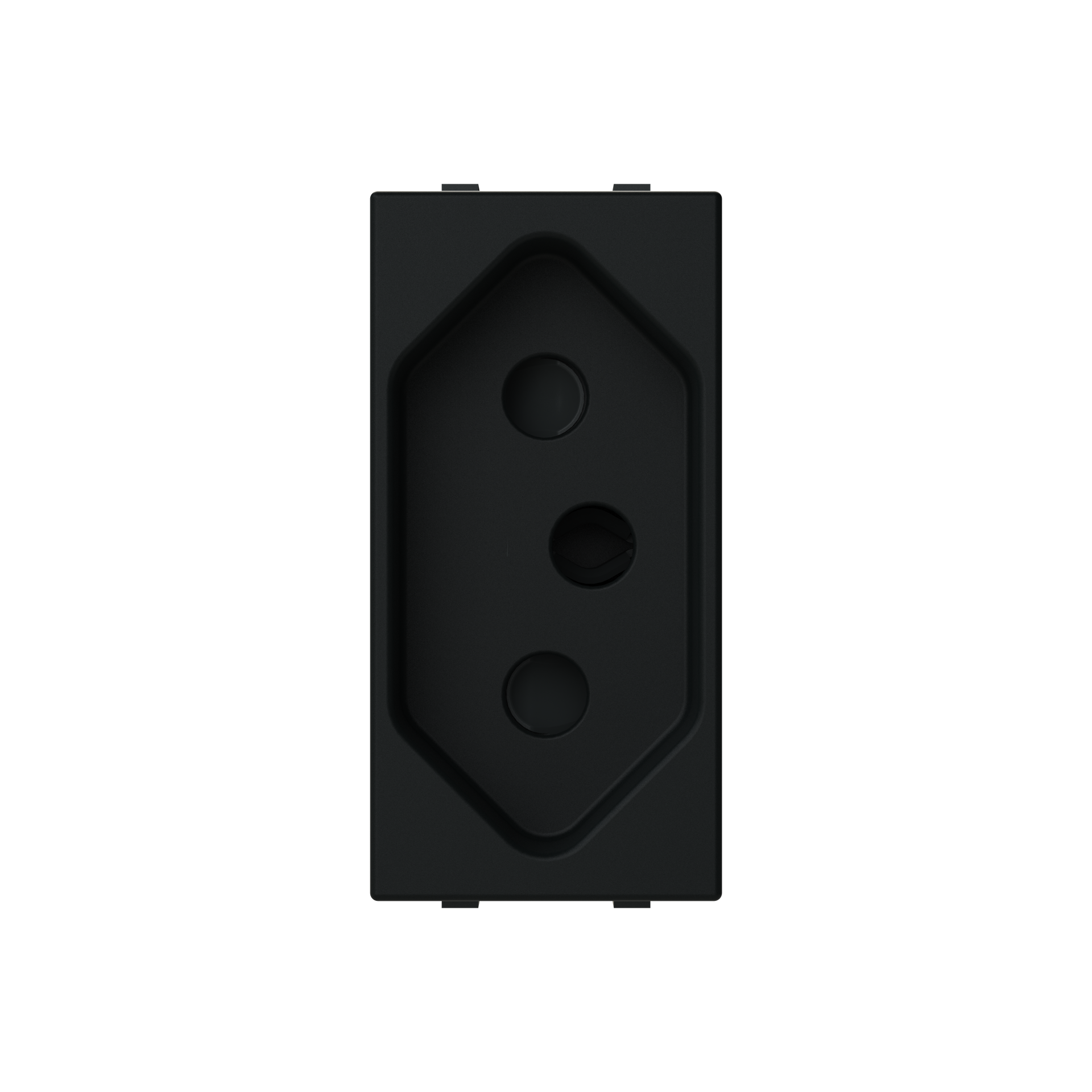Socket outlet BR Matt Black - Zenit