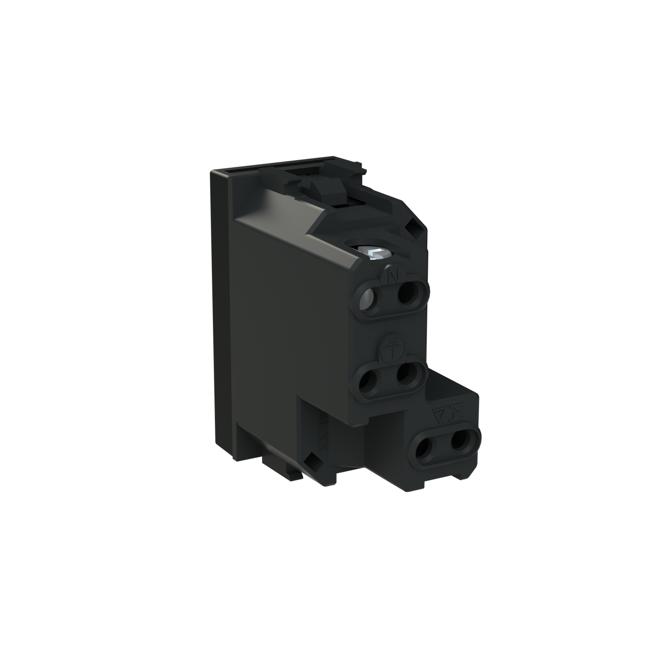 Socket outlet BR Matt Black - Zenit – Immagine 2 di 3