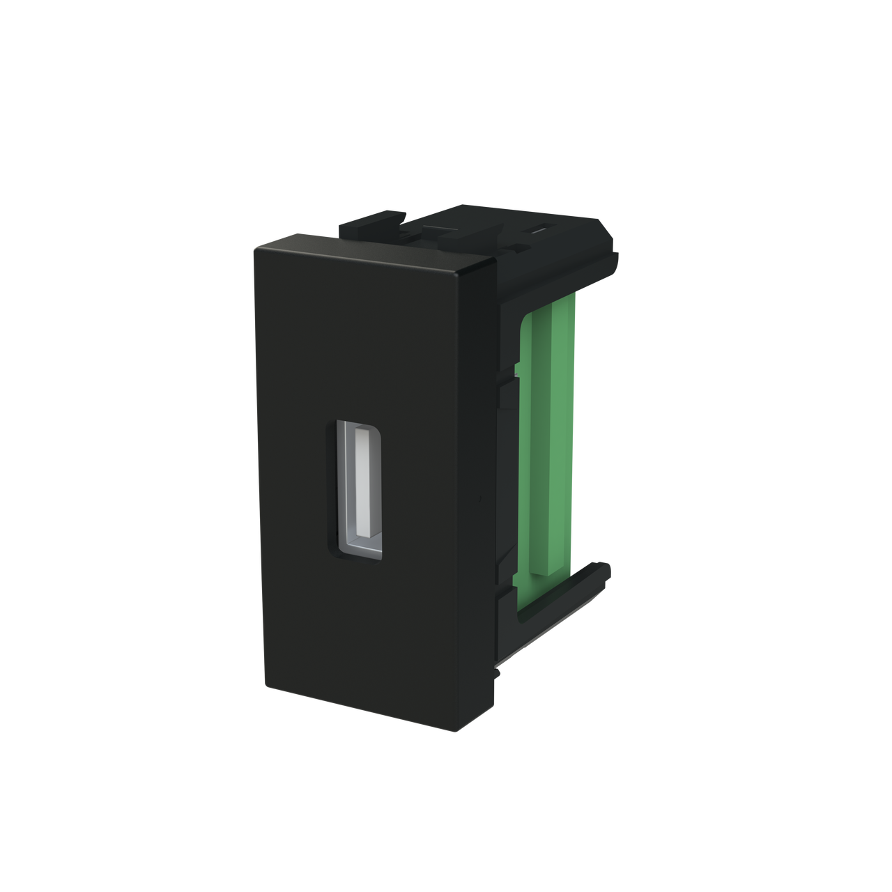 Insert/cover Usb 1 gang Black - Zenit S – Immagine 3 di 3