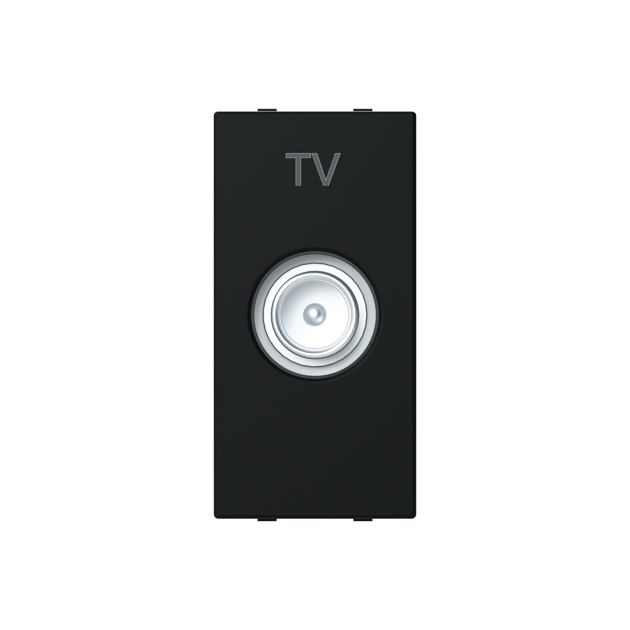 TV outlet Sat 1 gang Black - Zenit