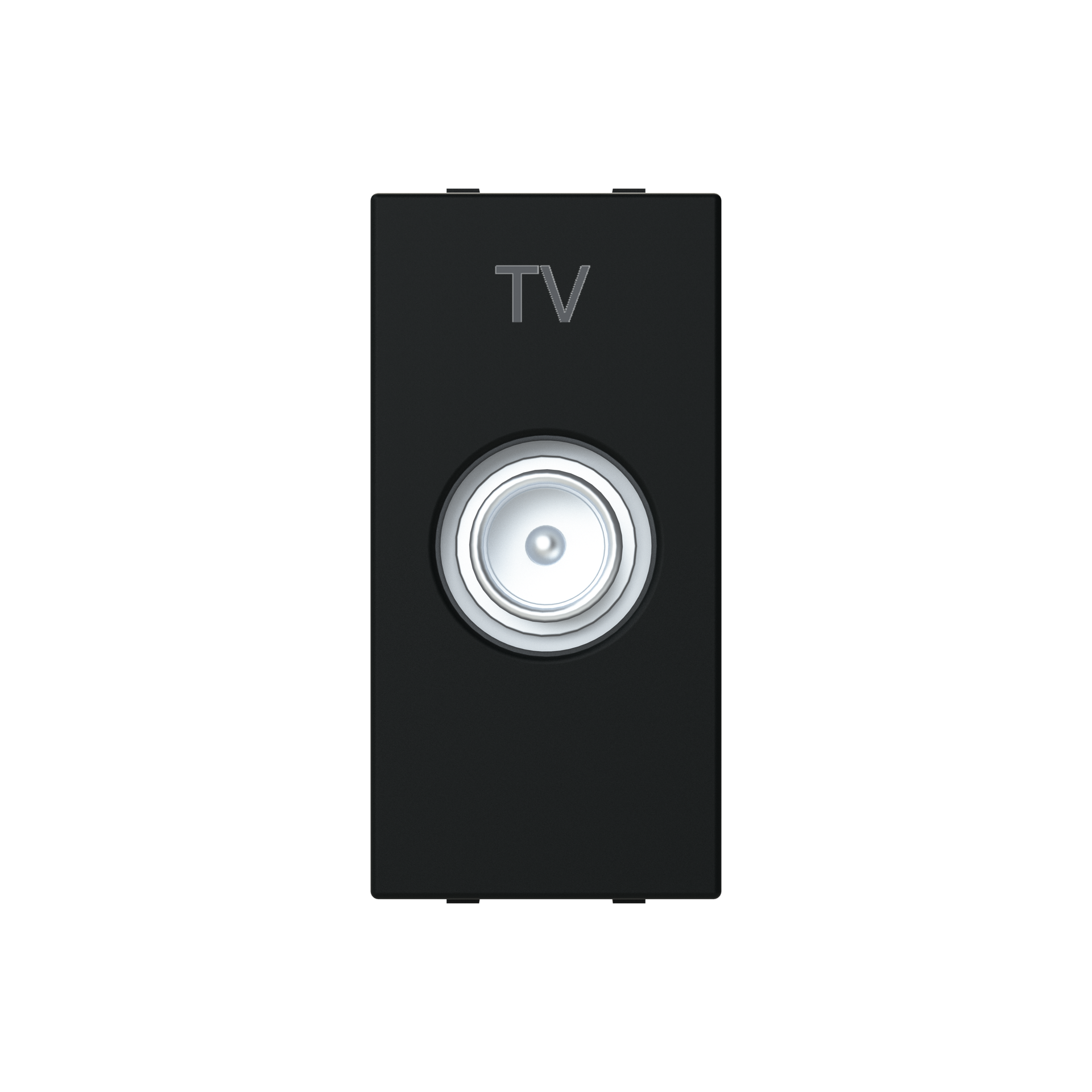 TV outlet Sat 1 gang Black - Zenit