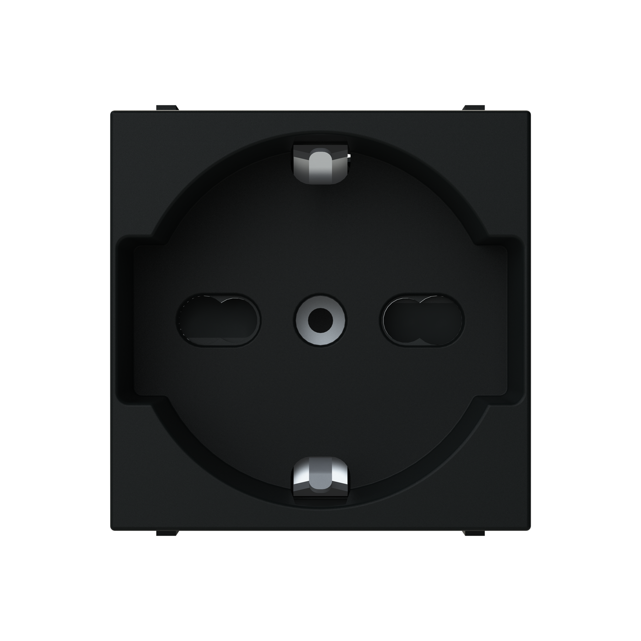 Socket outlet DE/IT Matt Black - Zenit – Immagine 2 di 3