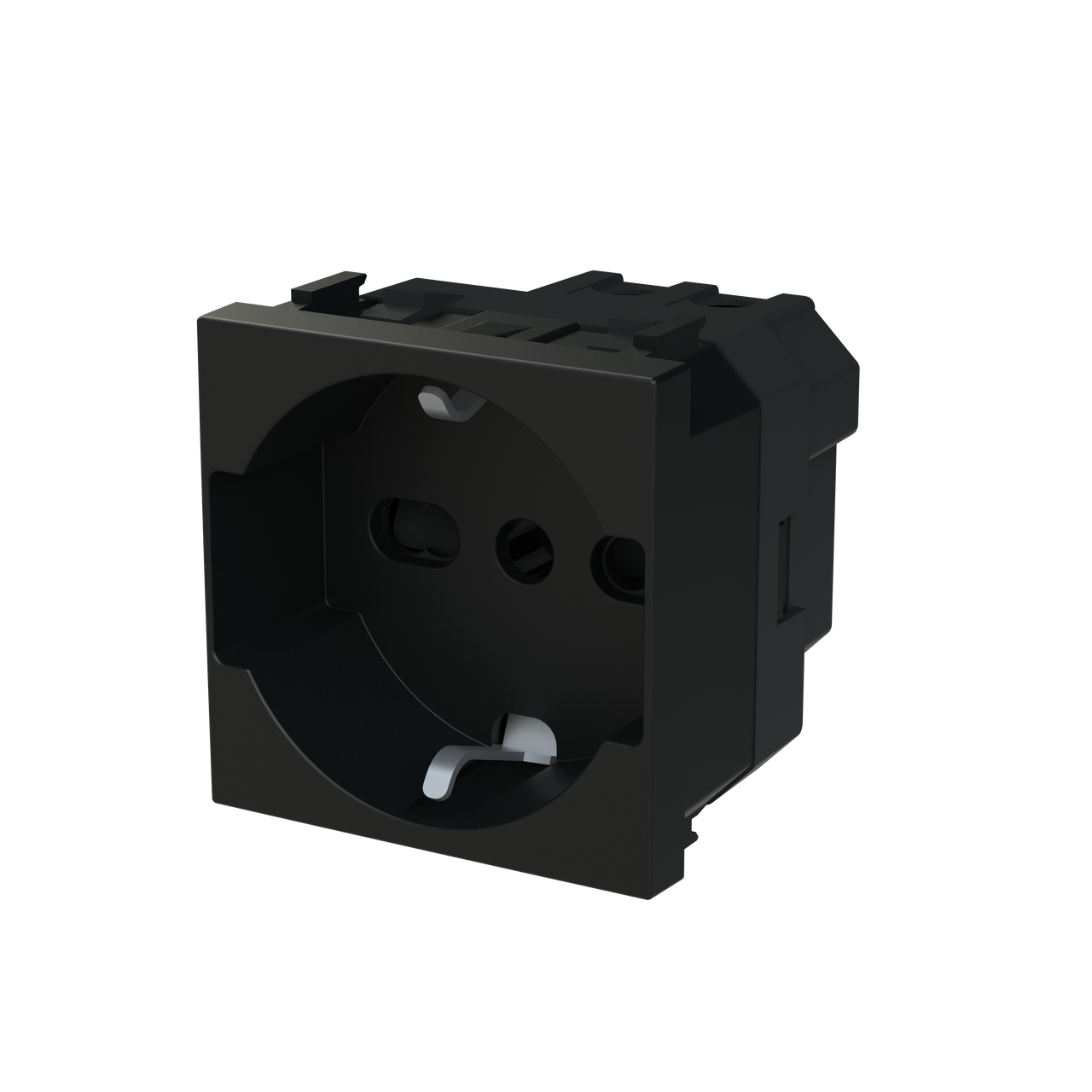 Socket outlet DE/IT Matt Black - Zenit – Immagine 3 di 3