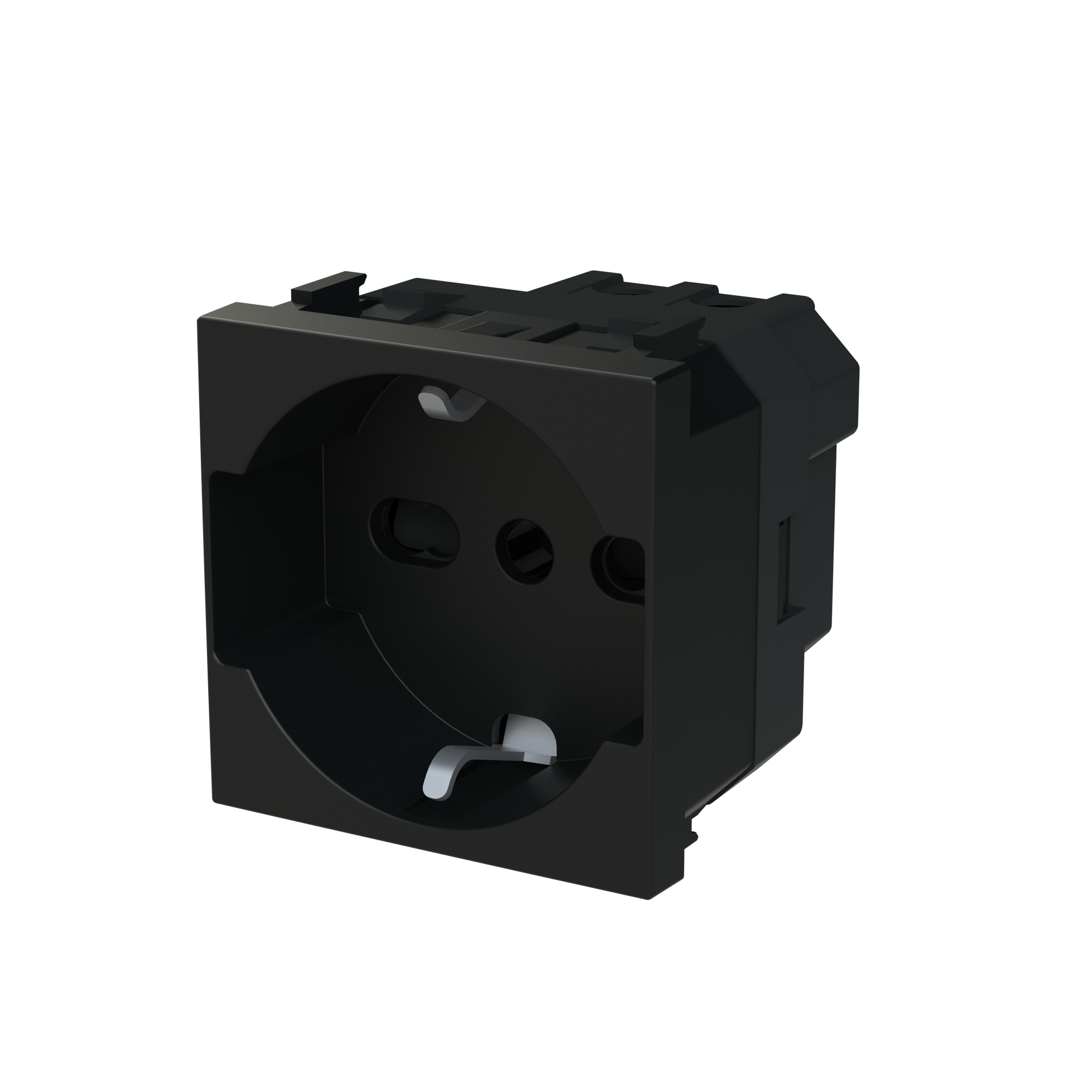 Socket outlet DE/IT Matt Black - Zenit – Immagine 3 di 3