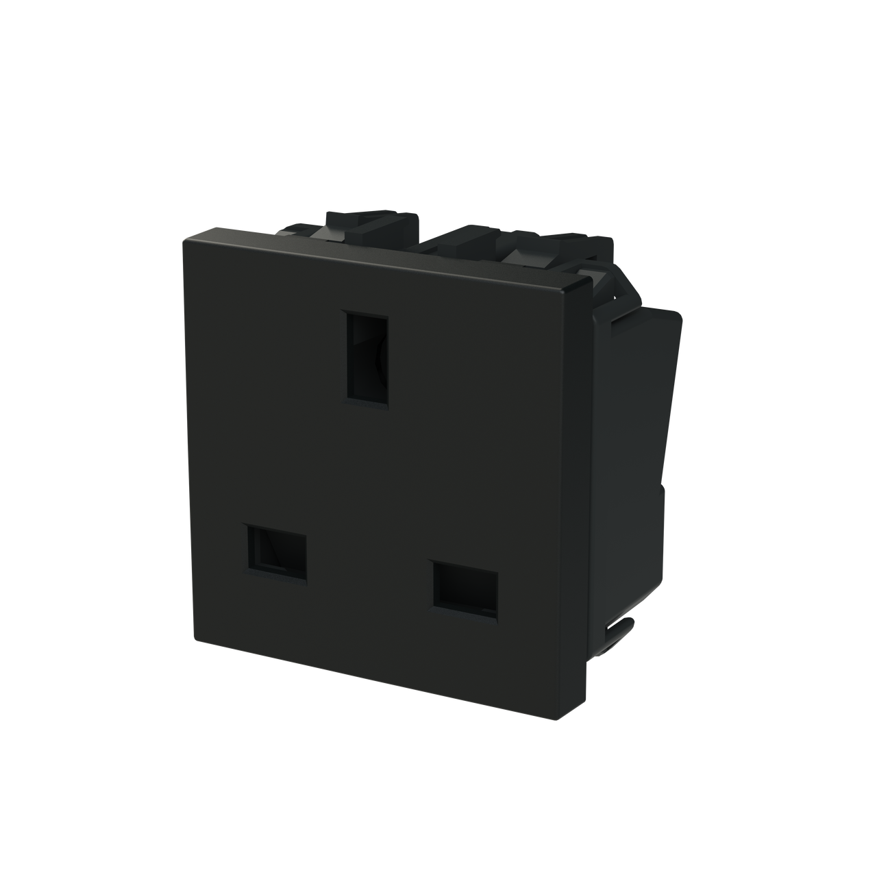 Socket outlet insert/cover Without imprint Black - Zenit S – Immagine 3 di 3
