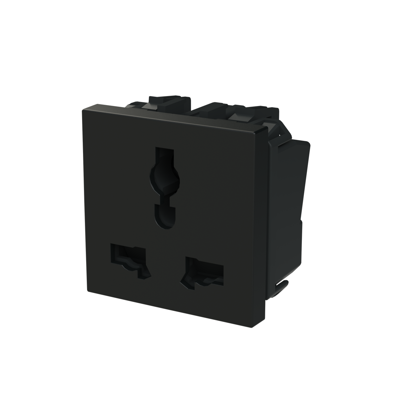 Socket outlet insert/cover Without imprint Black - Zenit S – Immagine 3 di 3