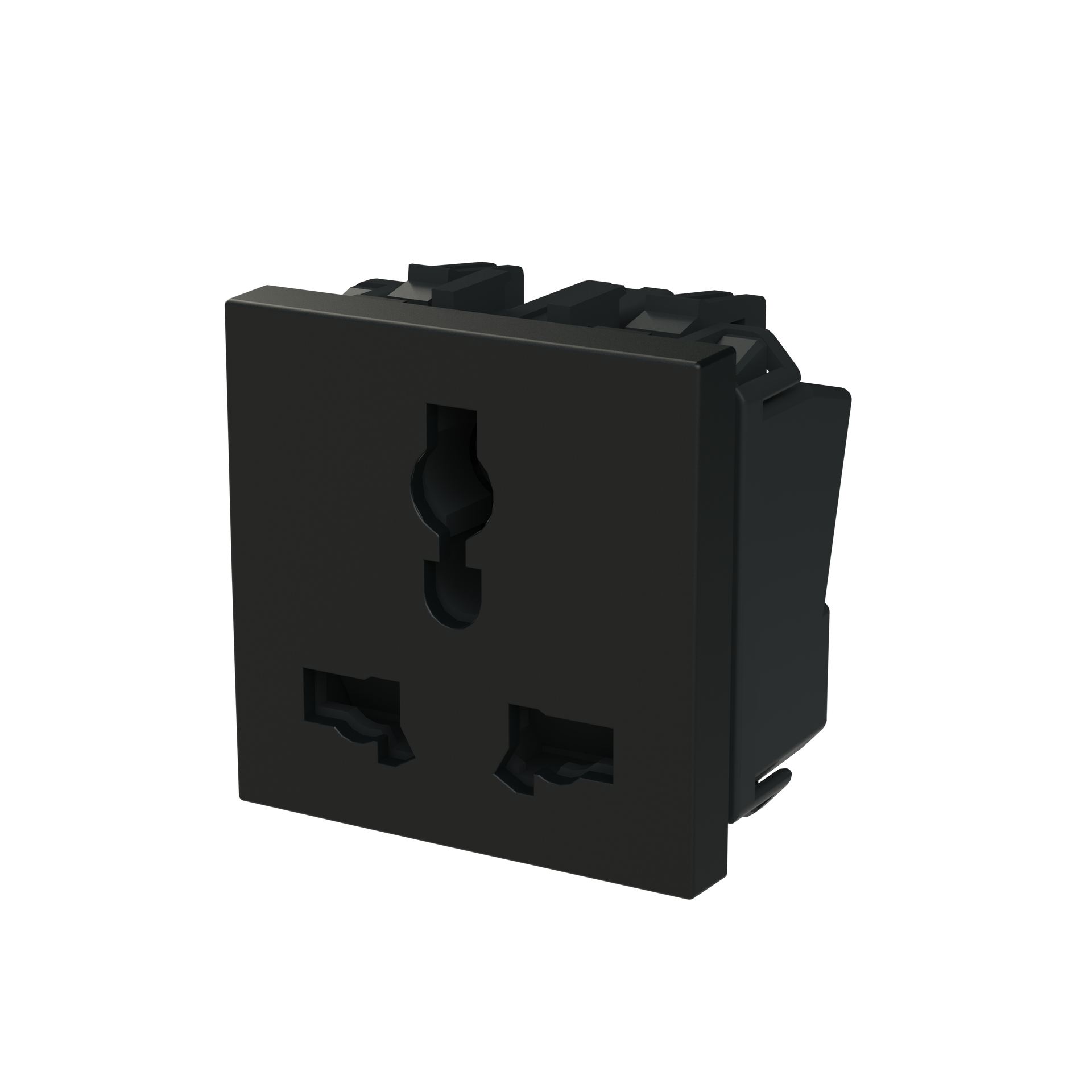 Socket outlet insert/cover Without imprint Black - Zenit S – Immagine 3 di 3