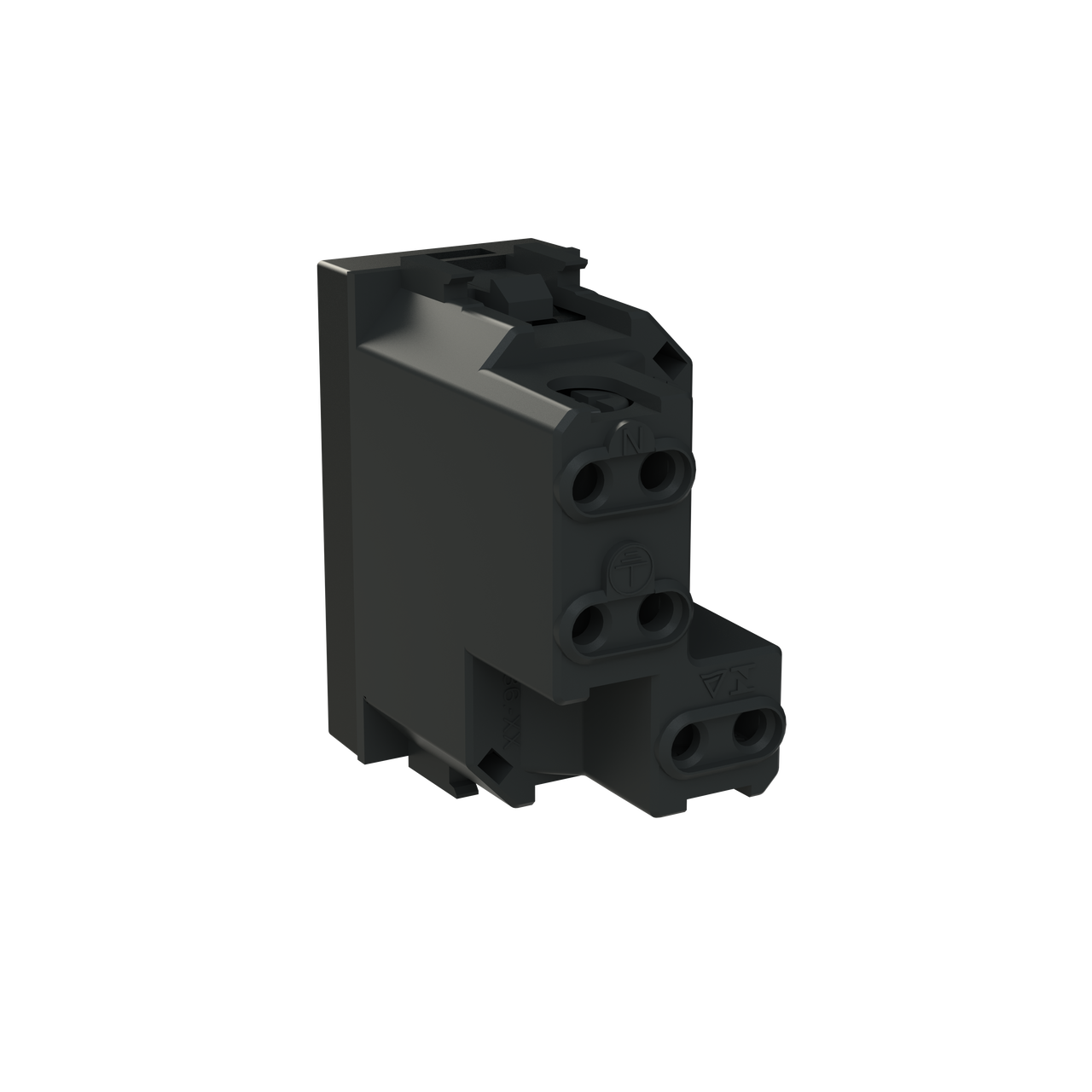 Socket outlet BR Matt Black - Zenit
