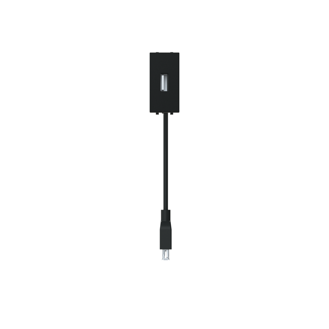 Insert/cover Usb 1 gang Black - Zenit S