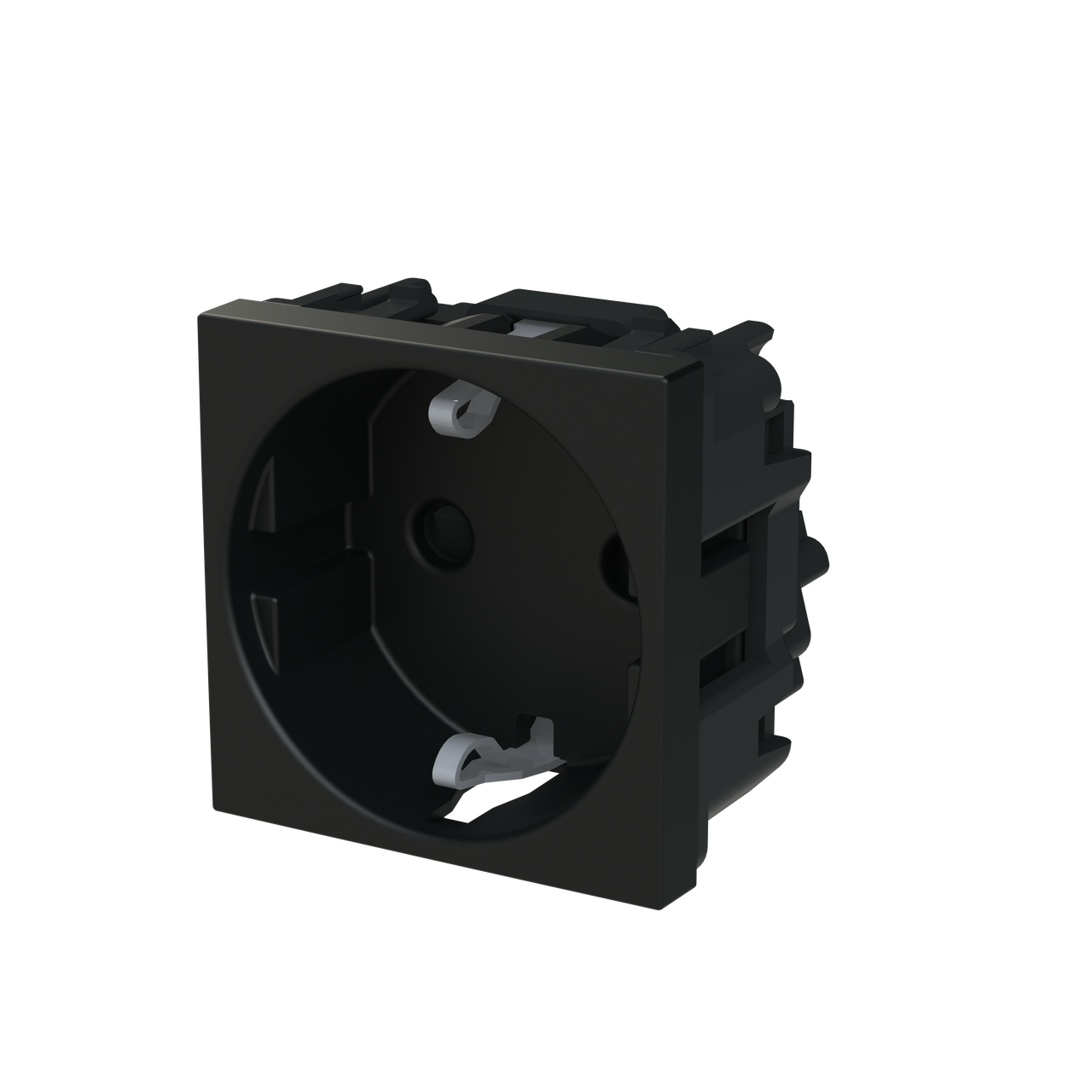 Socket outlet insert/cover Without imprint Black - Zenit S – Immagine 3 di 3