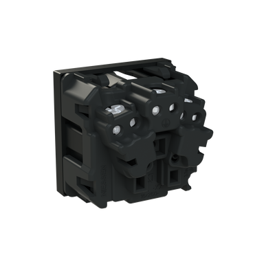 Socket outlet insert/cover Without imprint Black - Zenit S