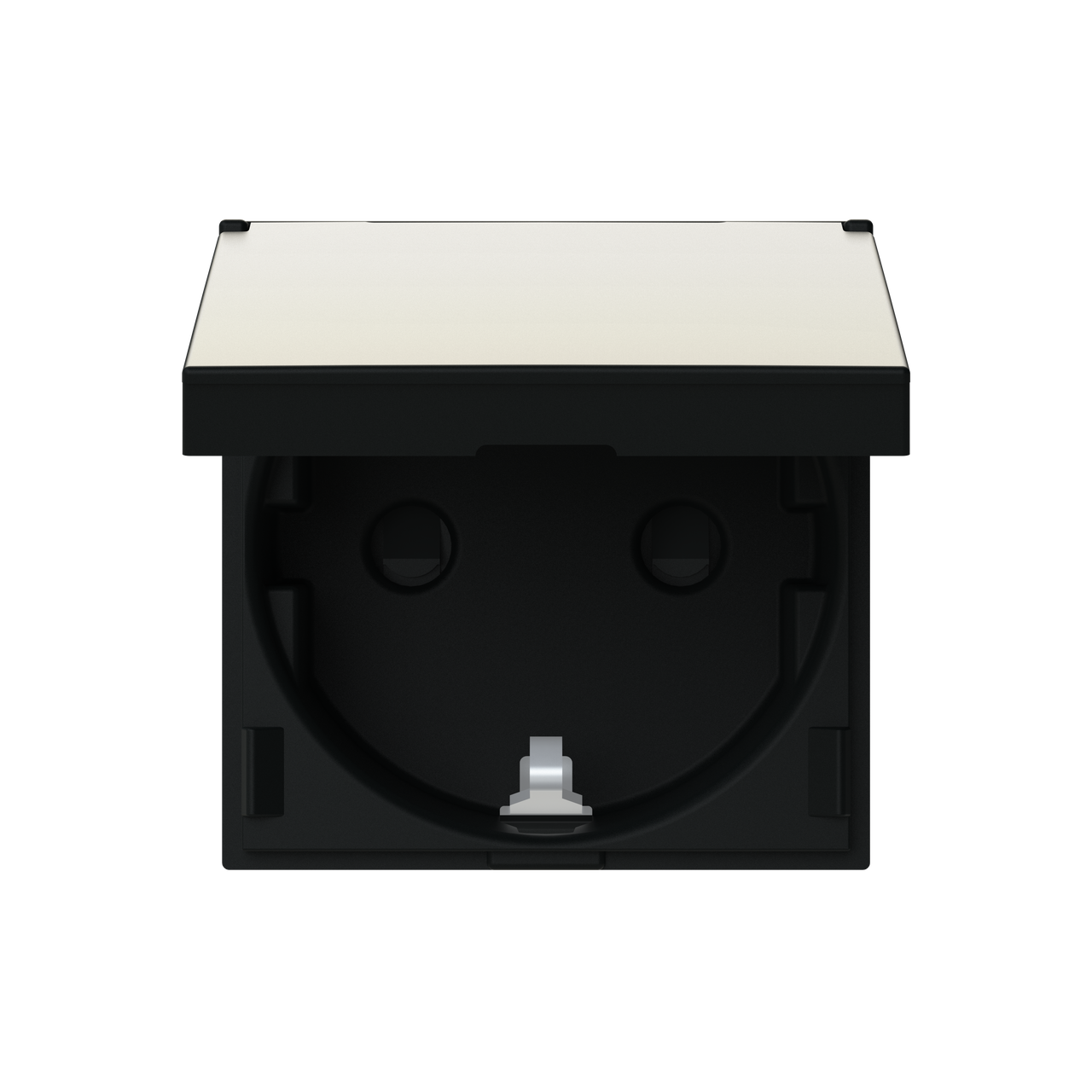 Socket outlet insert/cover Without imprint Black - Zenit S – Immagine 3 di 3