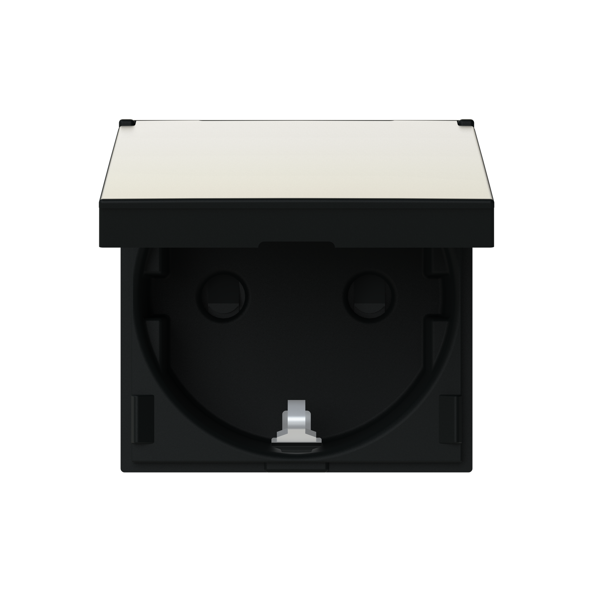 Socket outlet insert/cover Without imprint Black - Zenit S – Immagine 3 di 3