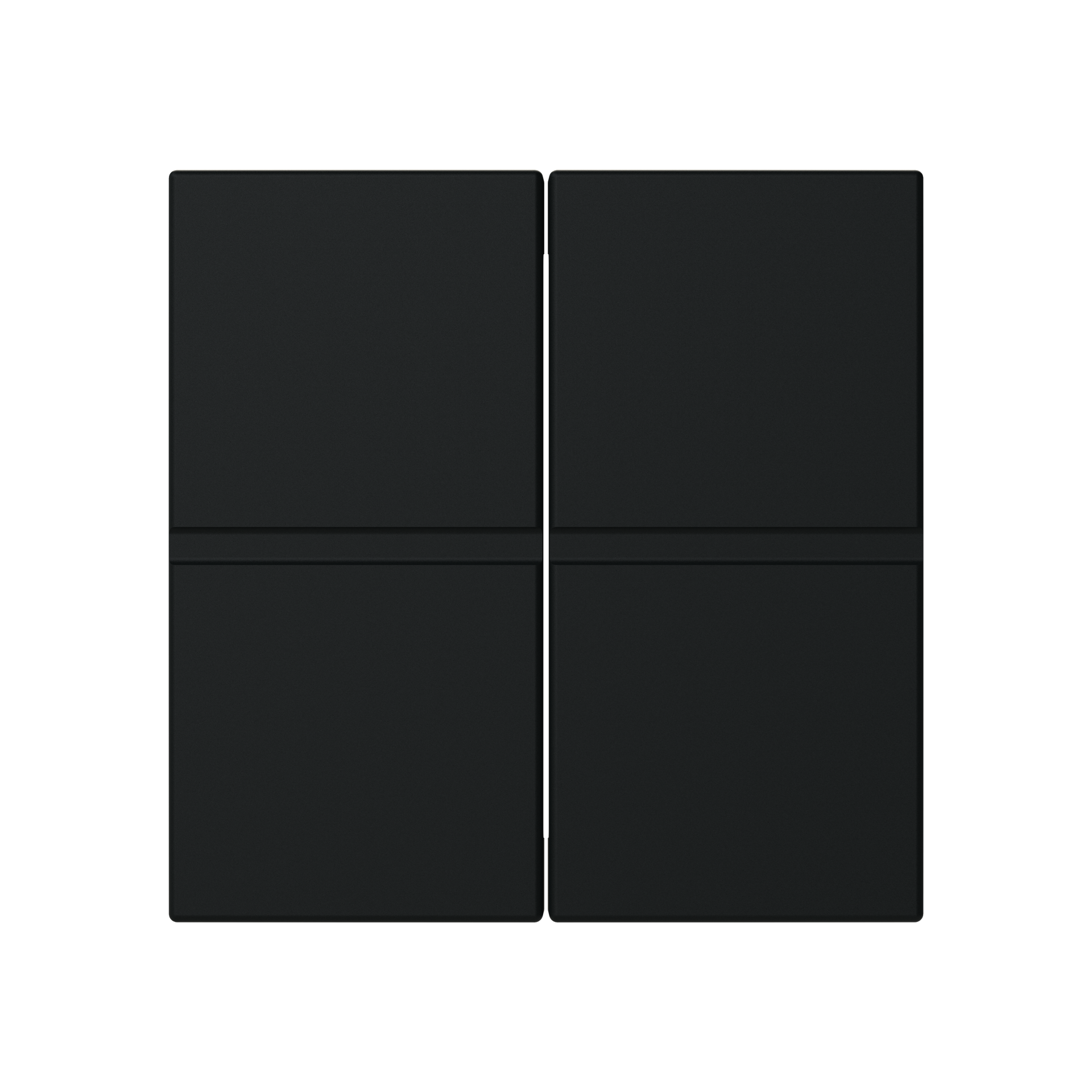 Rocker for Switch/push button with None Black - Zenit