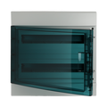 Parete IP65  MISTRAL65, Surface mounting, 36 modules, 2 row(s), IP65,  Door: Single, Plastic, Transparent, Dimensions: 435 mm x 430 mm x 155 mm