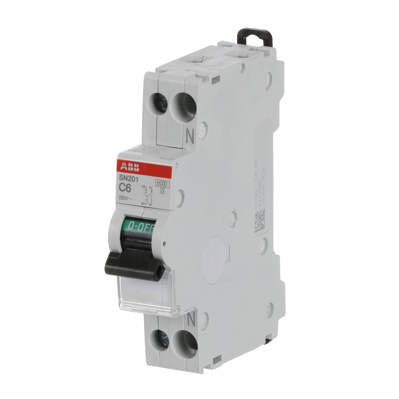 SN201  - C6 -  6kA Curva C 6A - SN201 - 1P+N - 6 A - C - (230 V) 6 kA – Immagine 4 di 4