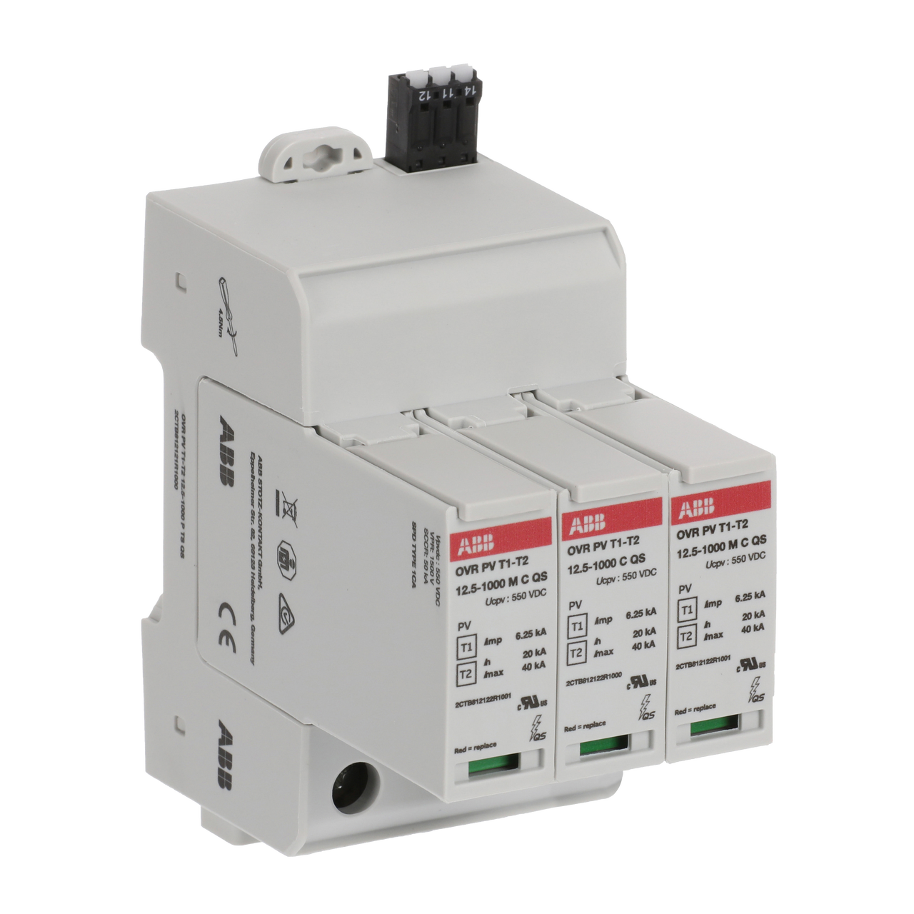 OVR PV T1-T2 12.5-1000 P TS QS  Surge Protective Device – Immagine 2 di 3