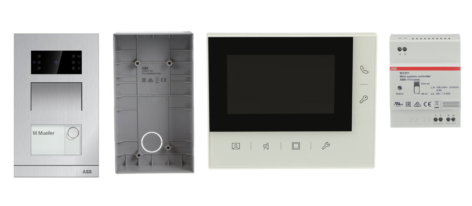 M20522 Video kit, 4.3 Handsfree + Mini OS (FM) – Immagine 2 di 2