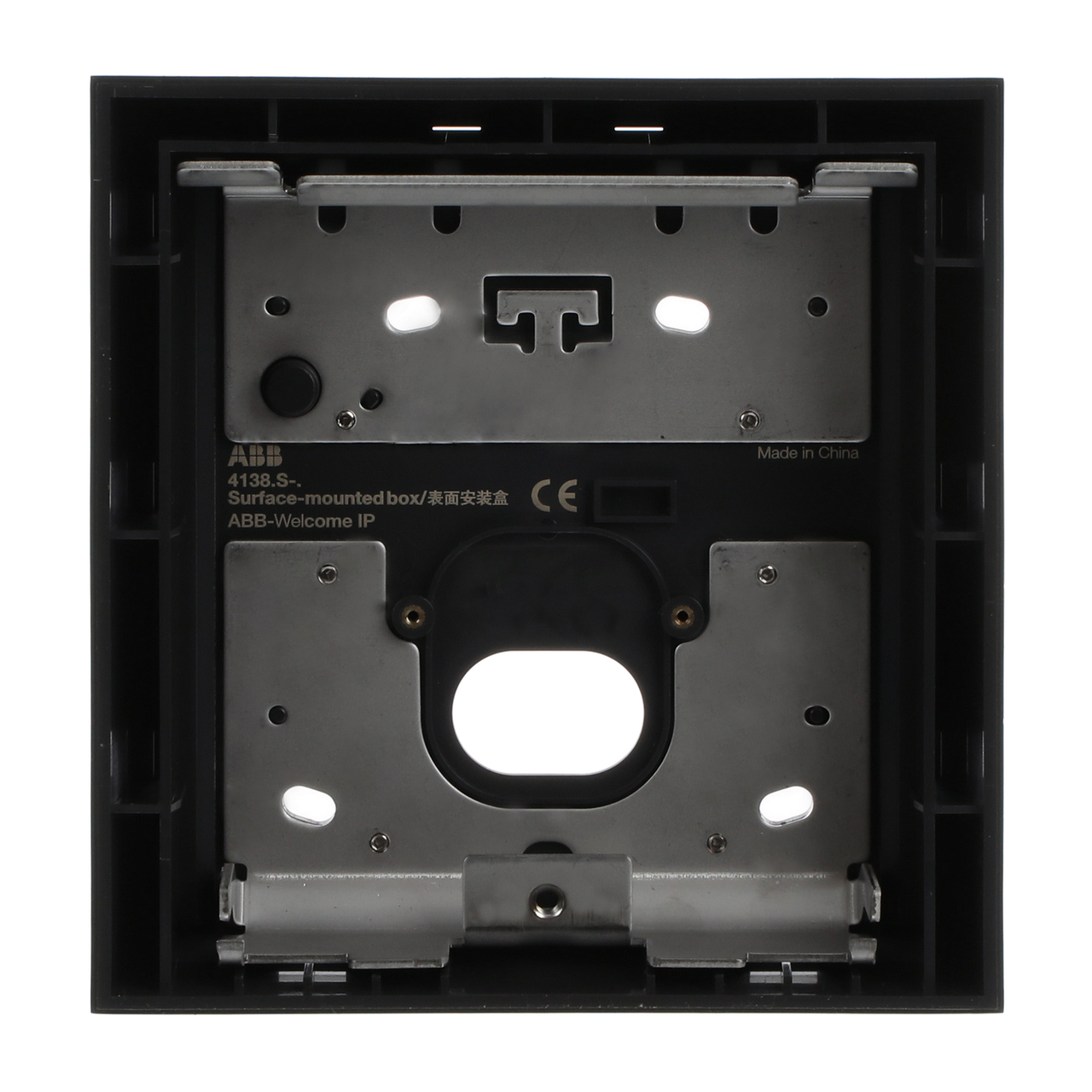 SCATOLA DA PARETE NERA 1X1 41381S-B, 1/1, Nero – Immagine 2 di 4