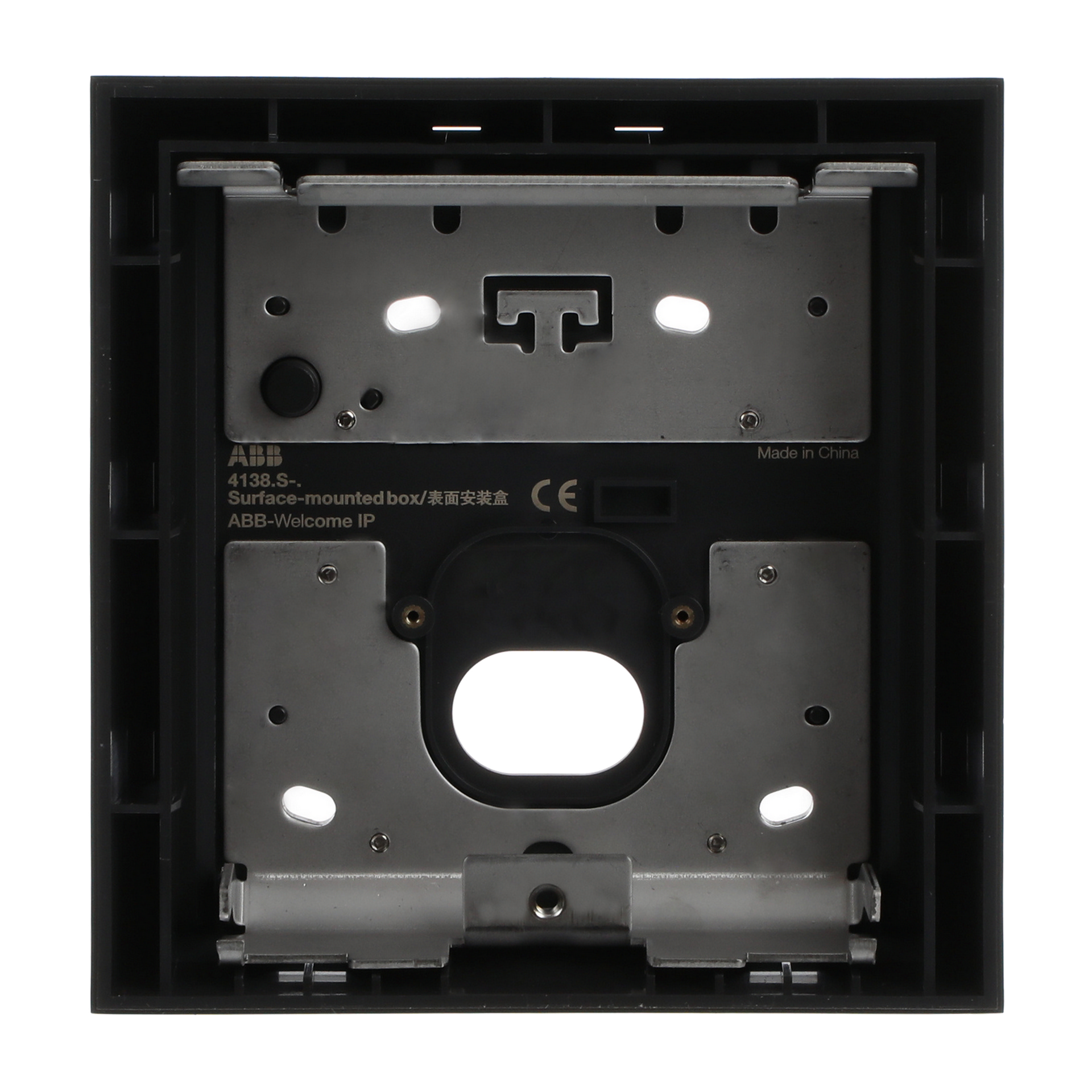 SCATOLA DA PARETE NERA 1X1 41381S-B, 1/1, Nero – Immagine 2 di 4
